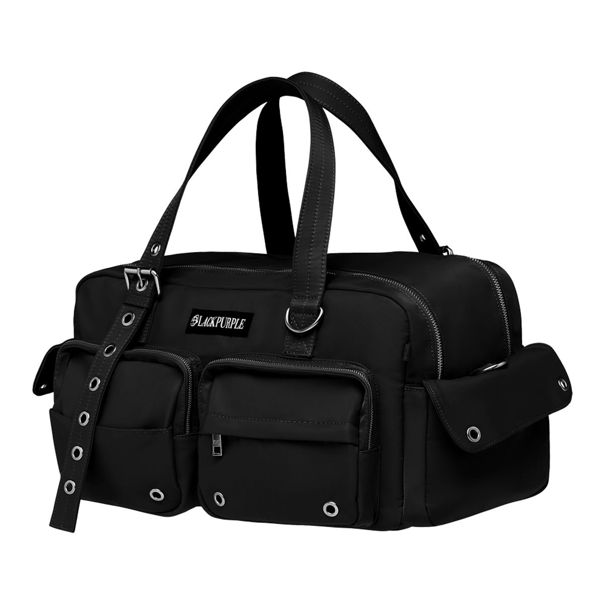 블랙 퍼플(BLACK PURPLE) 오버로드 카고 백  Overload Cargo Bag_Black