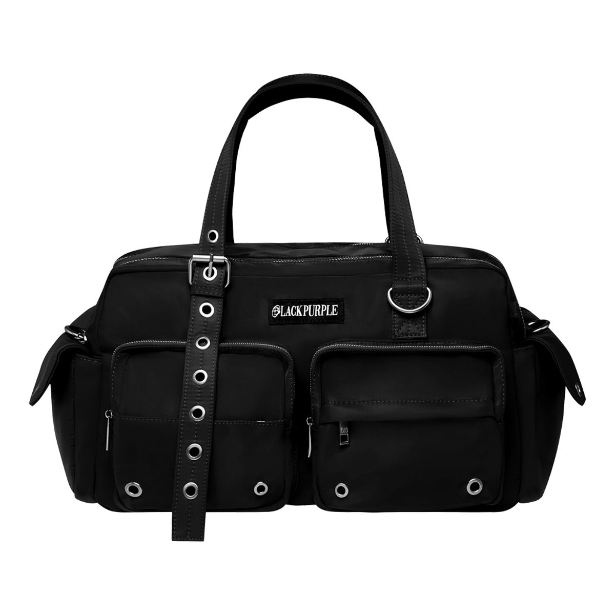 블랙 퍼플(BLACK PURPLE) 오버로드 카고 백  Overload Cargo Bag_Black