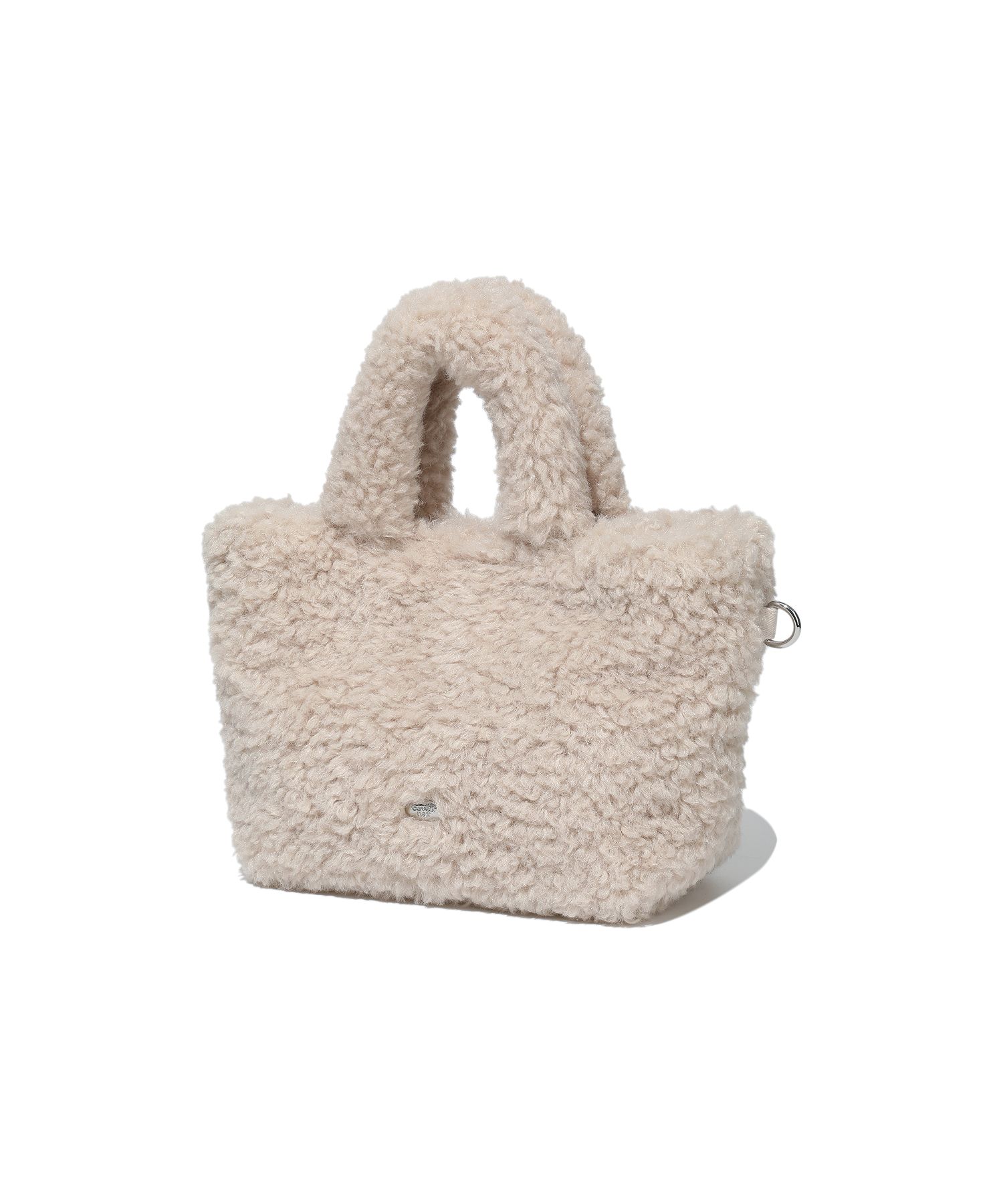 ☆23SS☆【COVERNAT】☆Cloverheart quilted medium tote ba.g☆ MUSINSA | COVERNAT WOMAN Clover Heart Fluffy Tote Bag Ivory