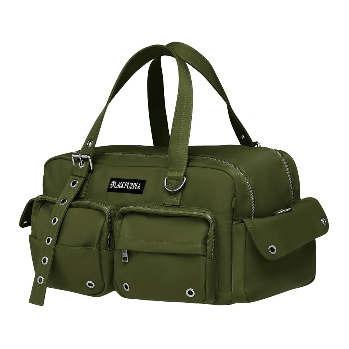 블랙 퍼플(BLACK PURPLE) 오버로드 카고 백   Overload Cargo Bag_Khaki