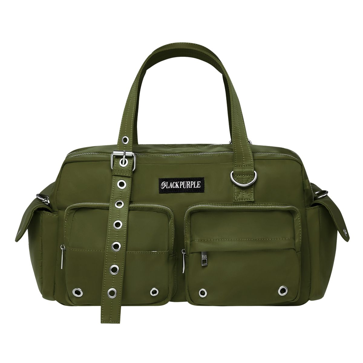블랙 퍼플(BLACK PURPLE) 오버로드 카고 백   Overload Cargo Bag_Khaki