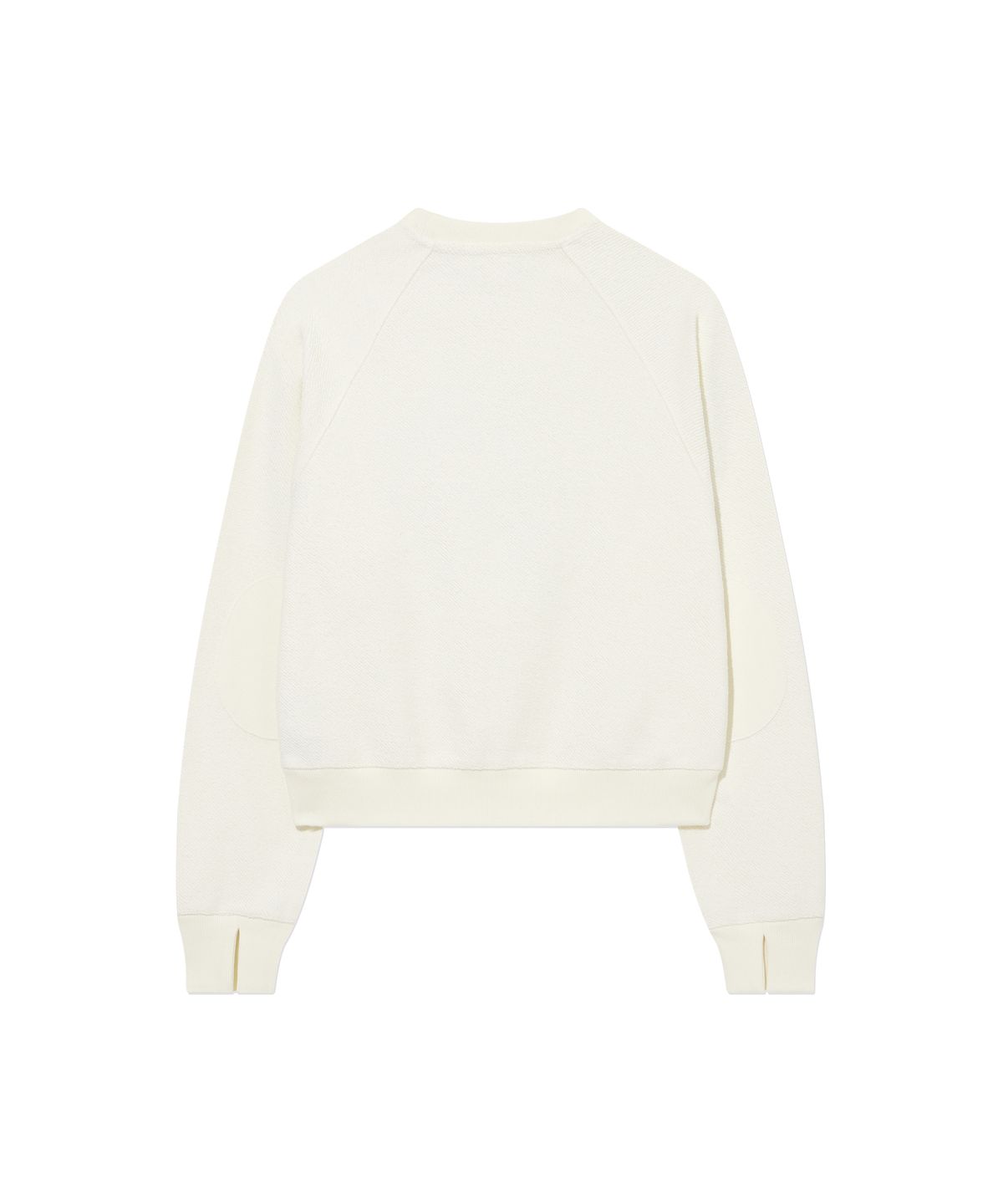 커버낫 우먼(COVERNAT WOMAN) 우먼 클로버 그래픽 맨투맨 Off White