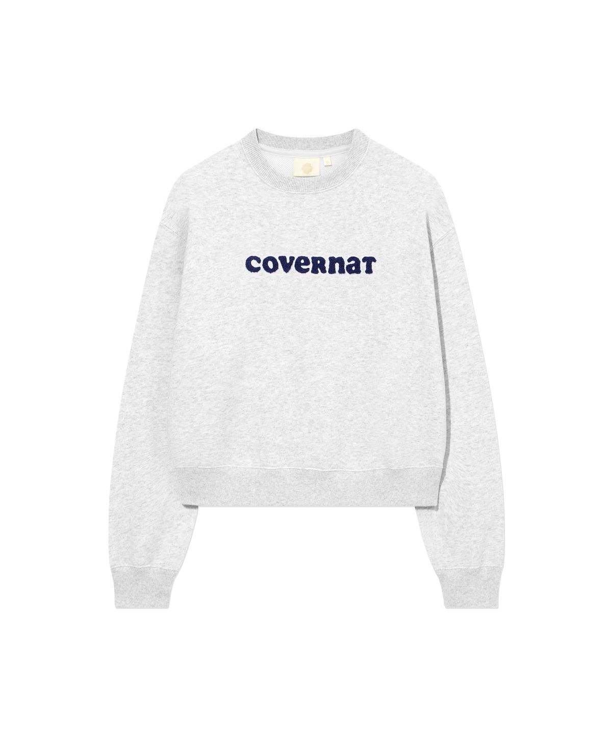 커버낫 우먼(COVERNAT WOMAN) 우먼 쿠퍼로고 맨투맨 Heather Gray