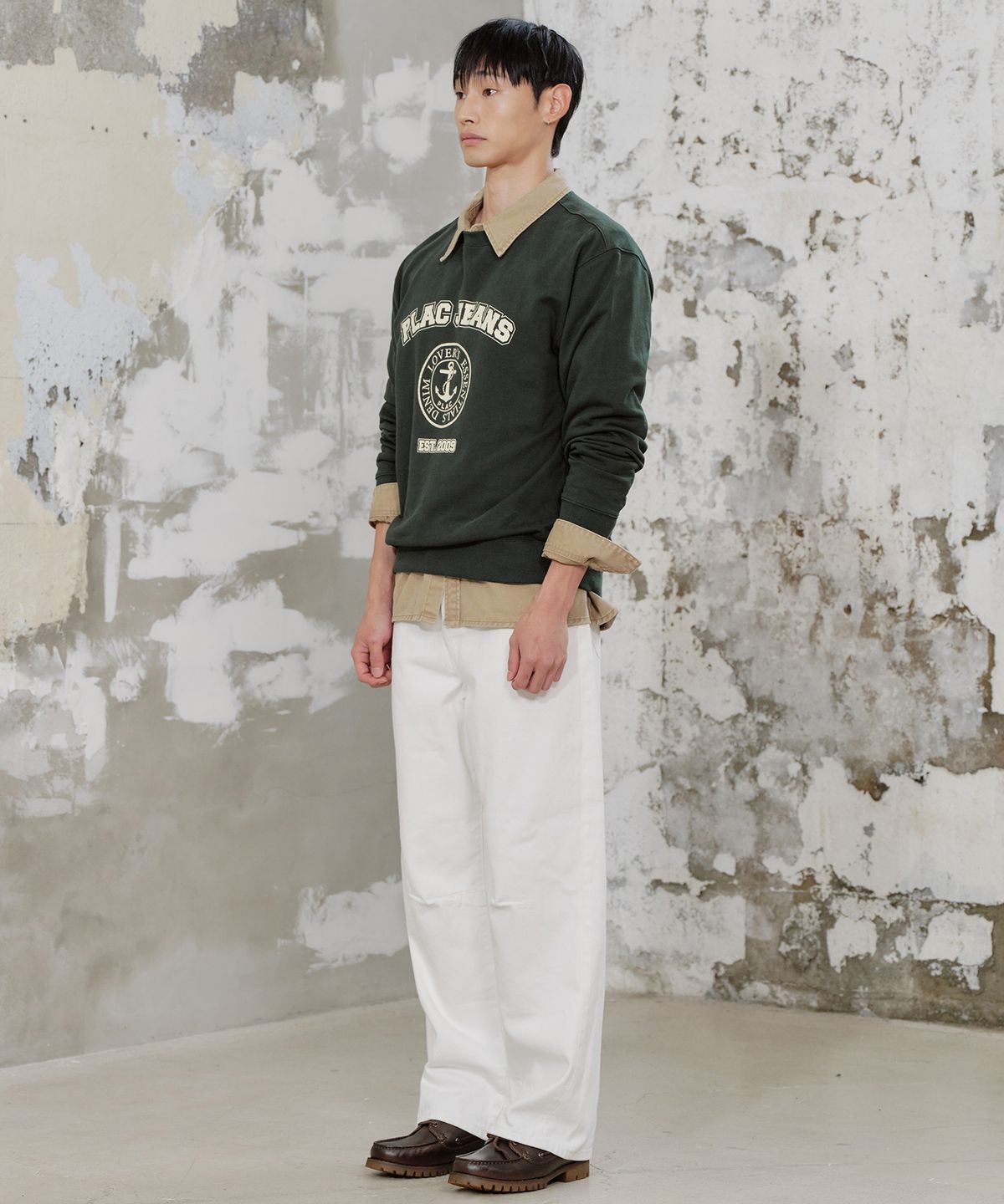 플랙(PLAC) MINIMAL O63 CURVED ECRU WASHED