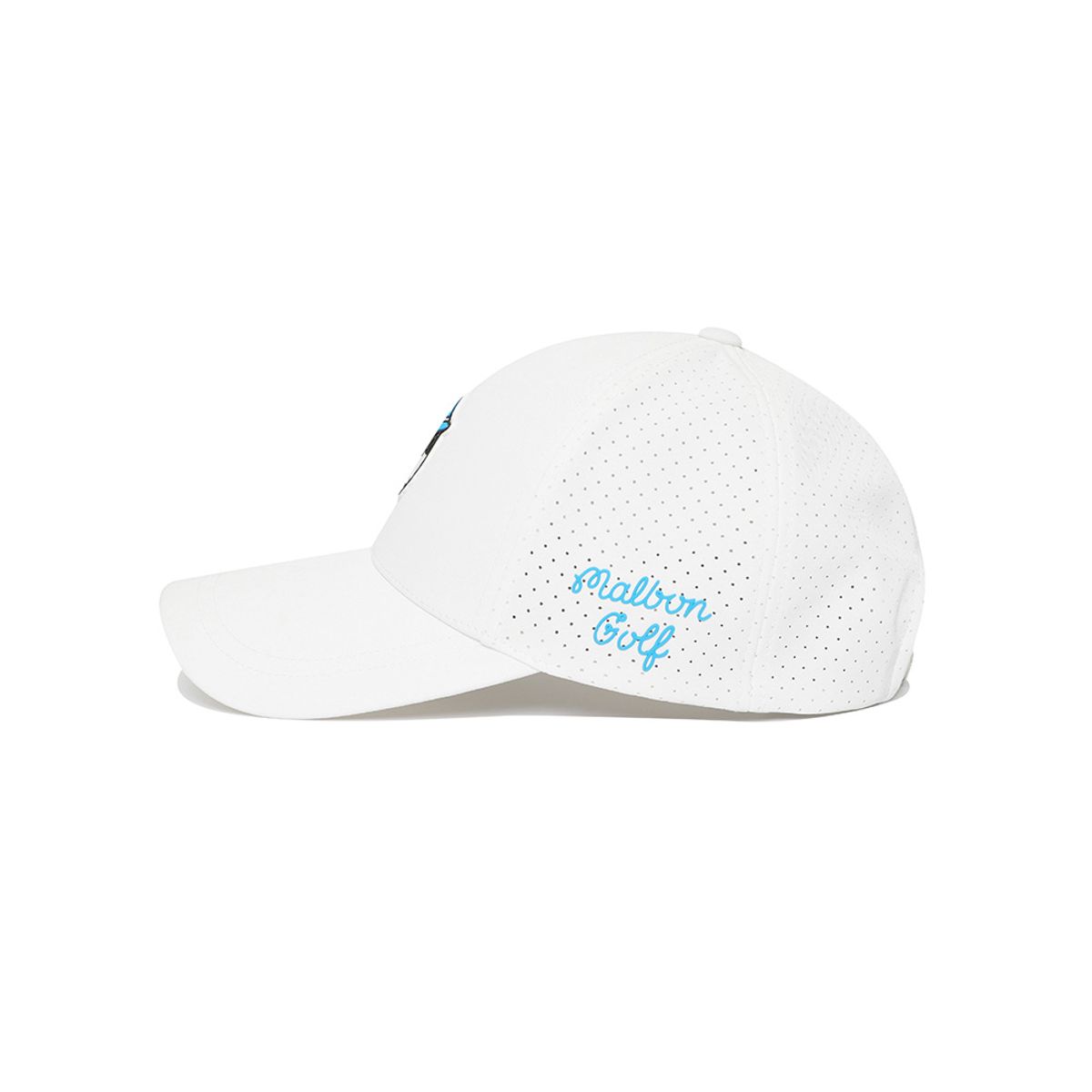 말본 골프(MALBON GOLF) 말본 타공 볼캡 WHITE