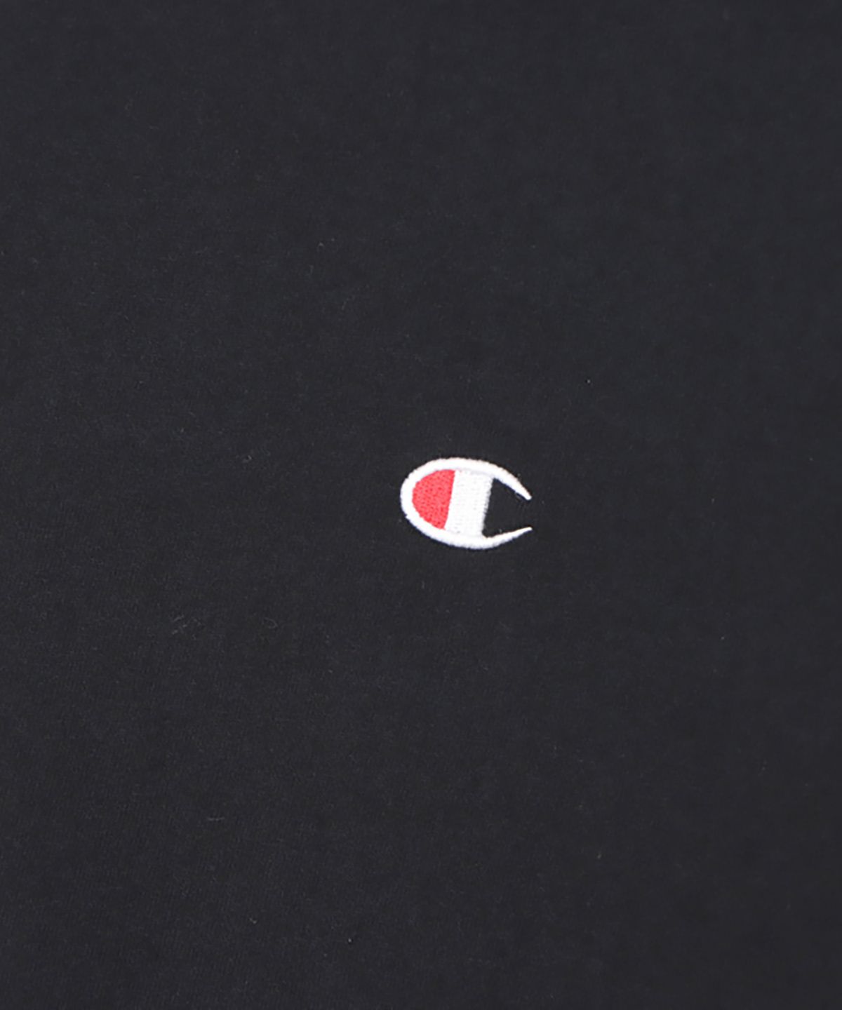 챔피온(CHAMPION) C로고 레귤러핏 저지 롱슬리브 티셔츠 Black