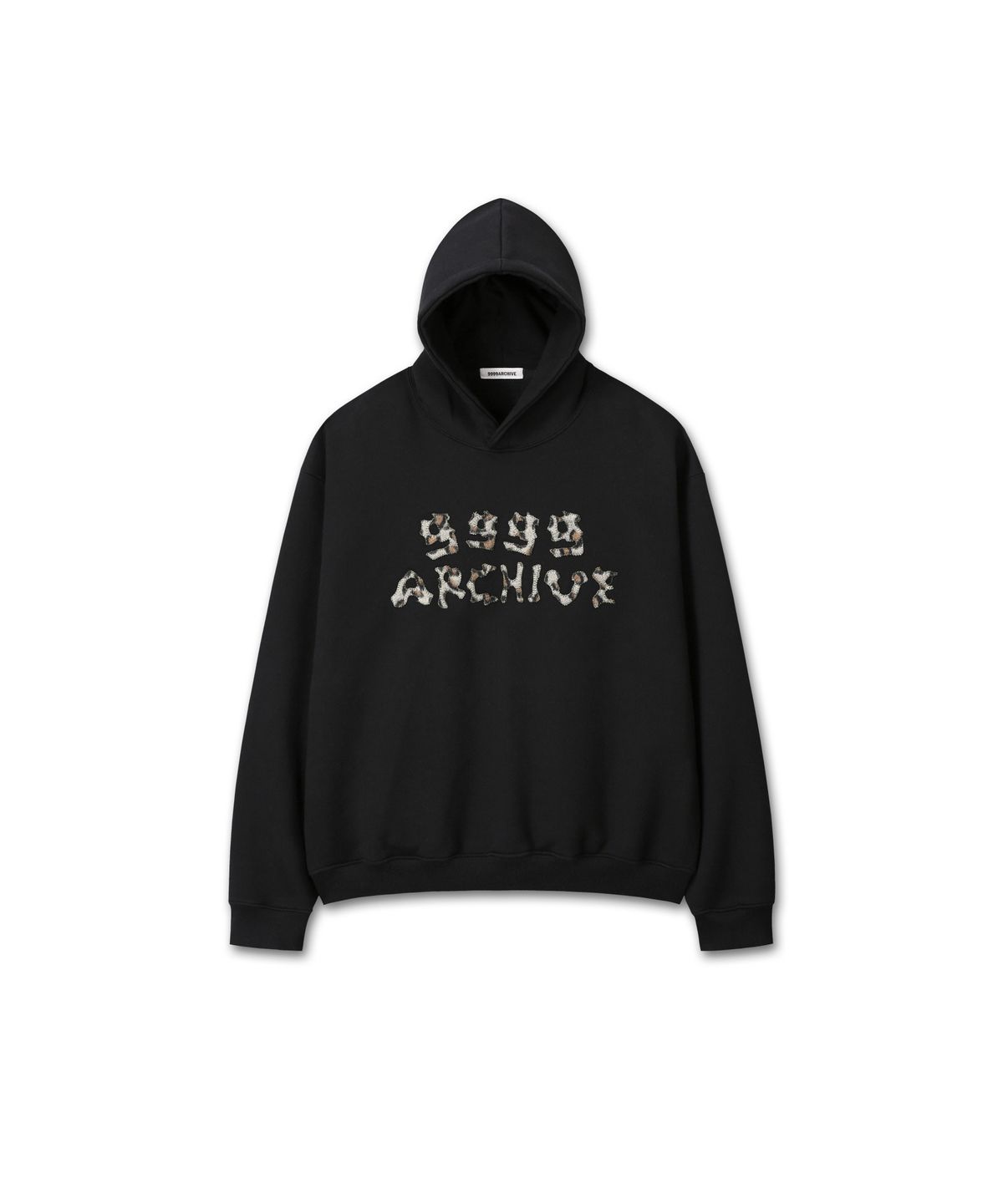 9999아카이브(9999ARCHIVE) Grunge Bone Logo Hoodie
