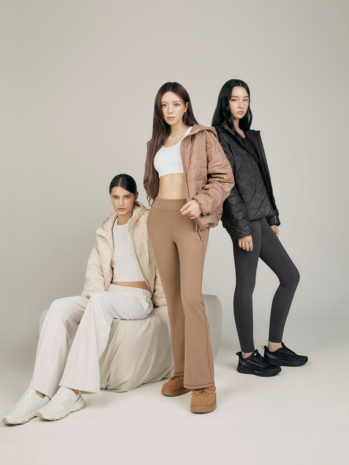 다이나핏(DYNAFIT) ORIGIN(오리진) 여성 부츠컷 타이츠_MOCHA YWW25366EV
