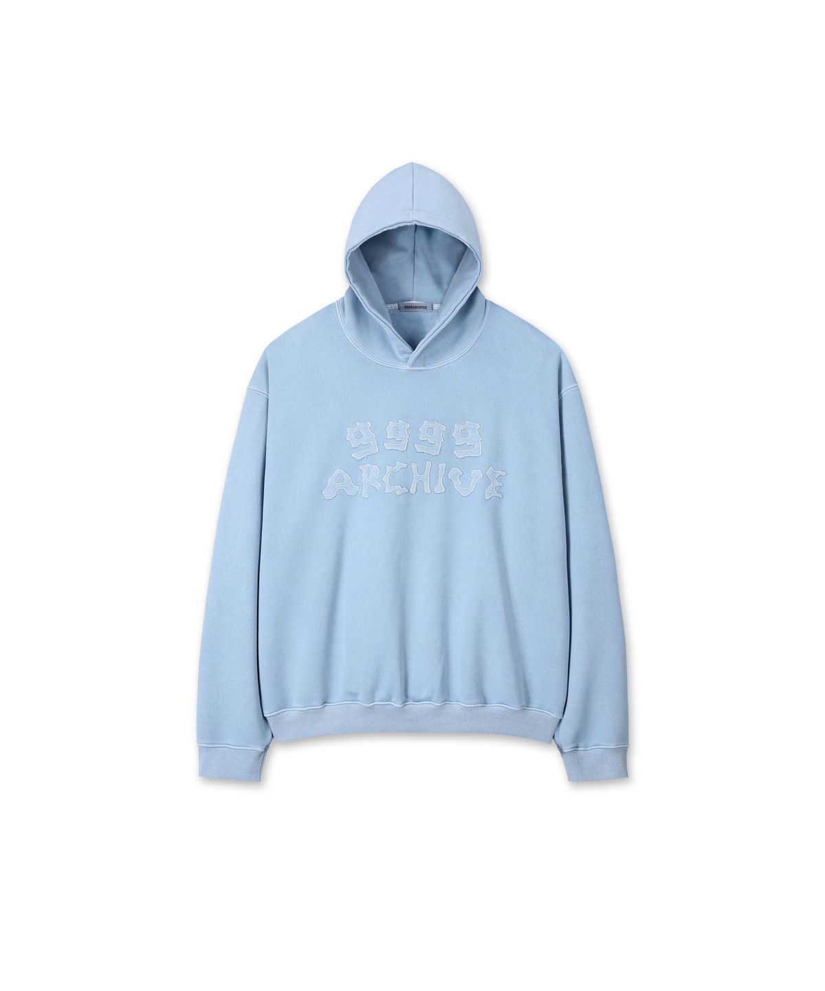 9999아카이브(9999ARCHIVE) Grunge Bone Logo Hoodie