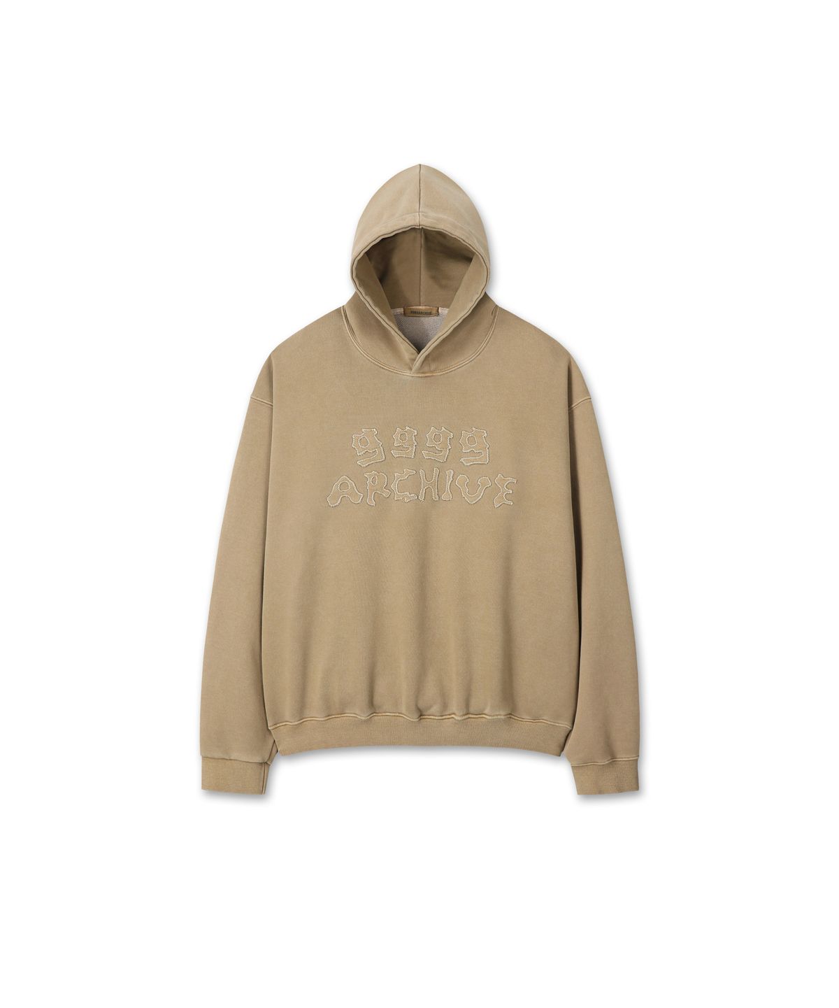 9999아카이브(9999ARCHIVE) Grunge Bone Logo Hoodie