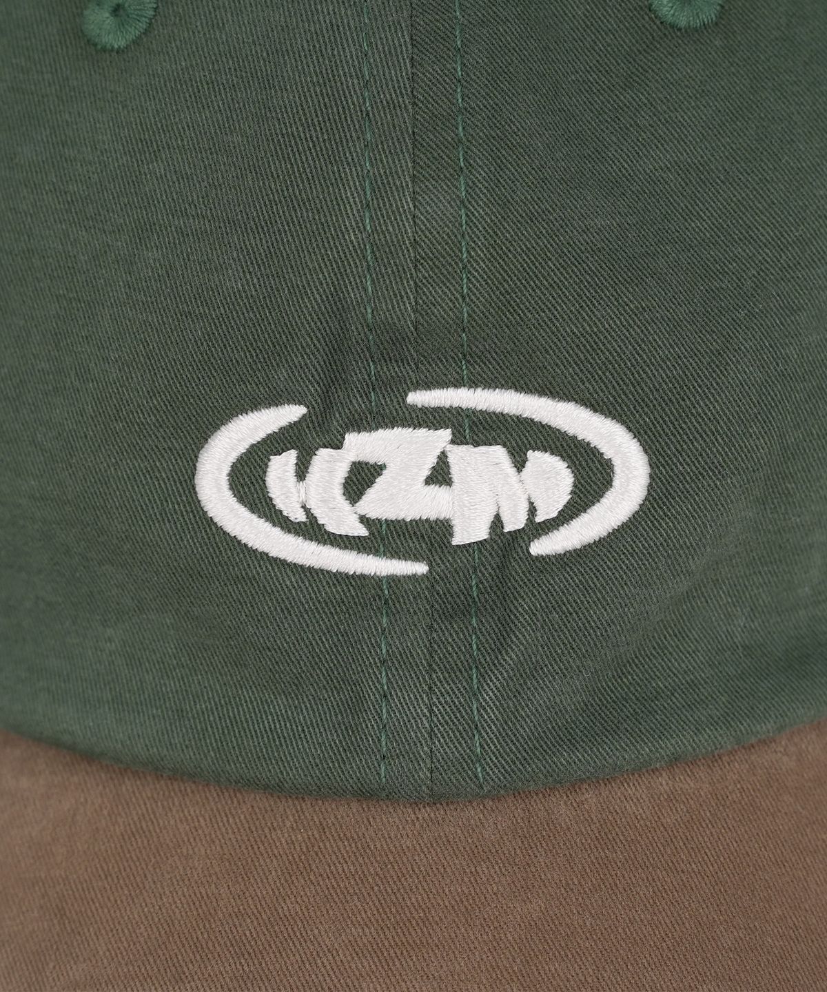 케이지엠(KZM) 라운드 투톤 볼캡 GREEN