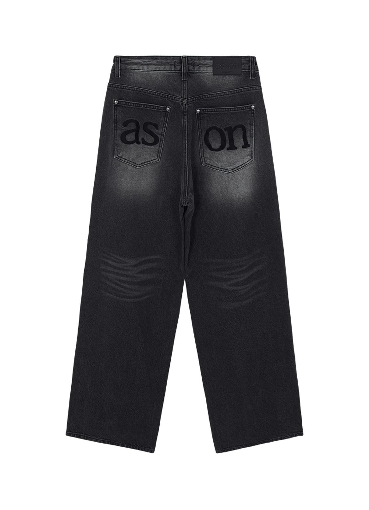 애즈온(ASON) DUSK DENIM PANTS / BLACK