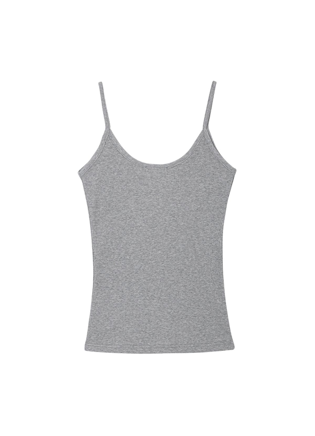 애즈온(ASON) SSIN SLEEVELESS / GRAY
