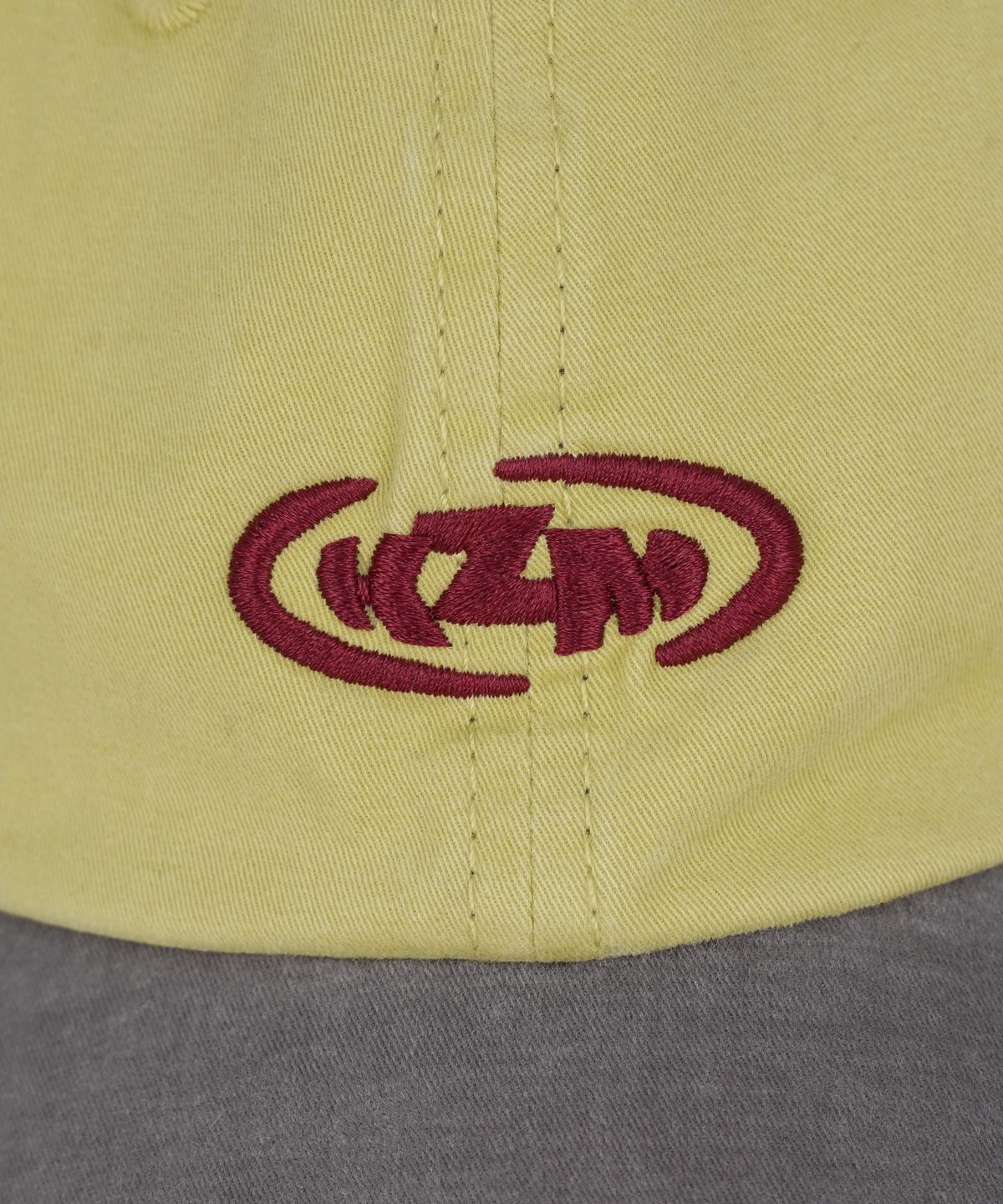 케이지엠(KZM) 라운드 투톤 볼캡 YELLOW