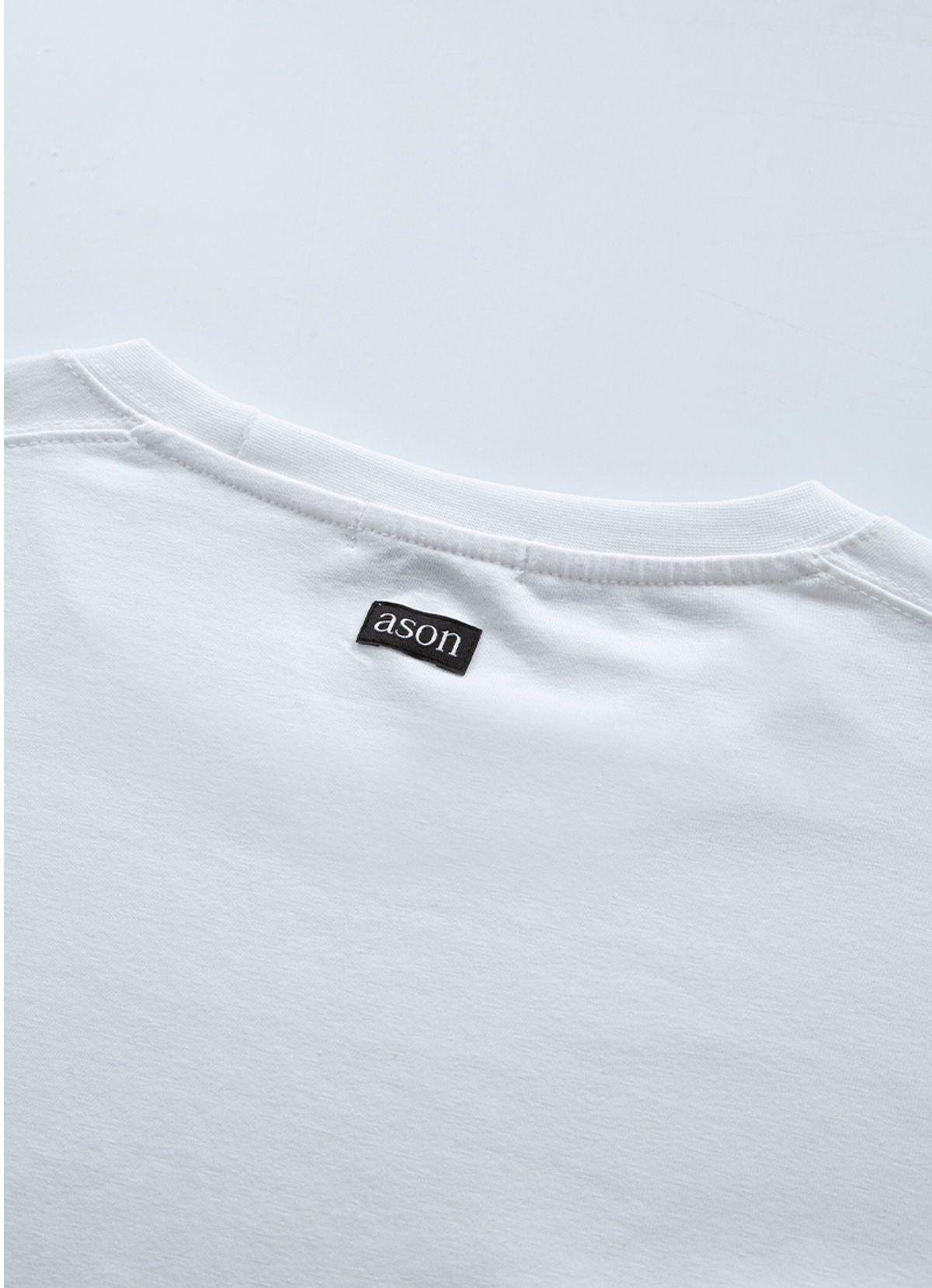애즈온(ASON) NOTE LONG SLEEVE / WHITE