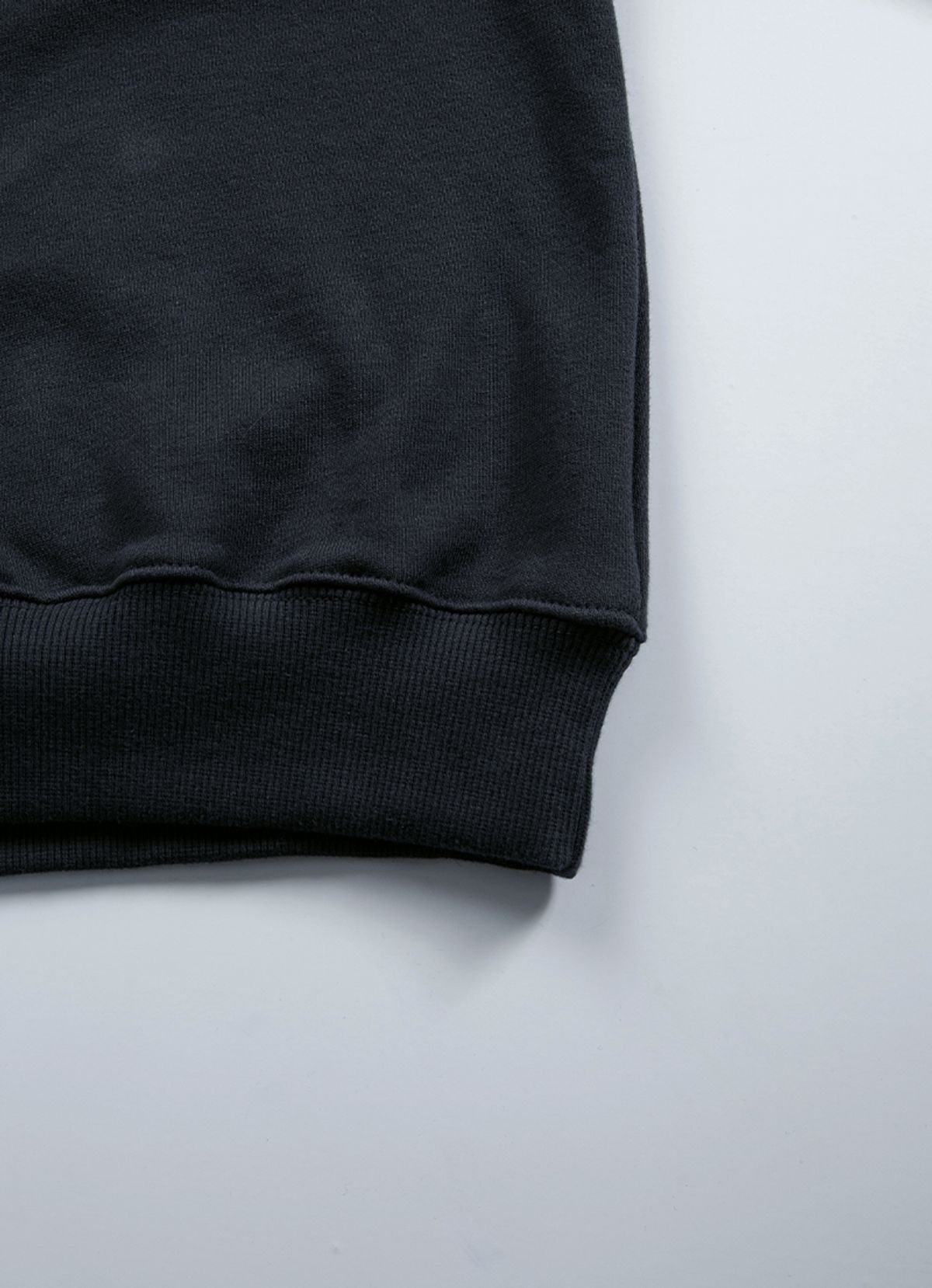 애즈온(ASON) COMFY BOXY SWEATSHIRT / CHARCOAL