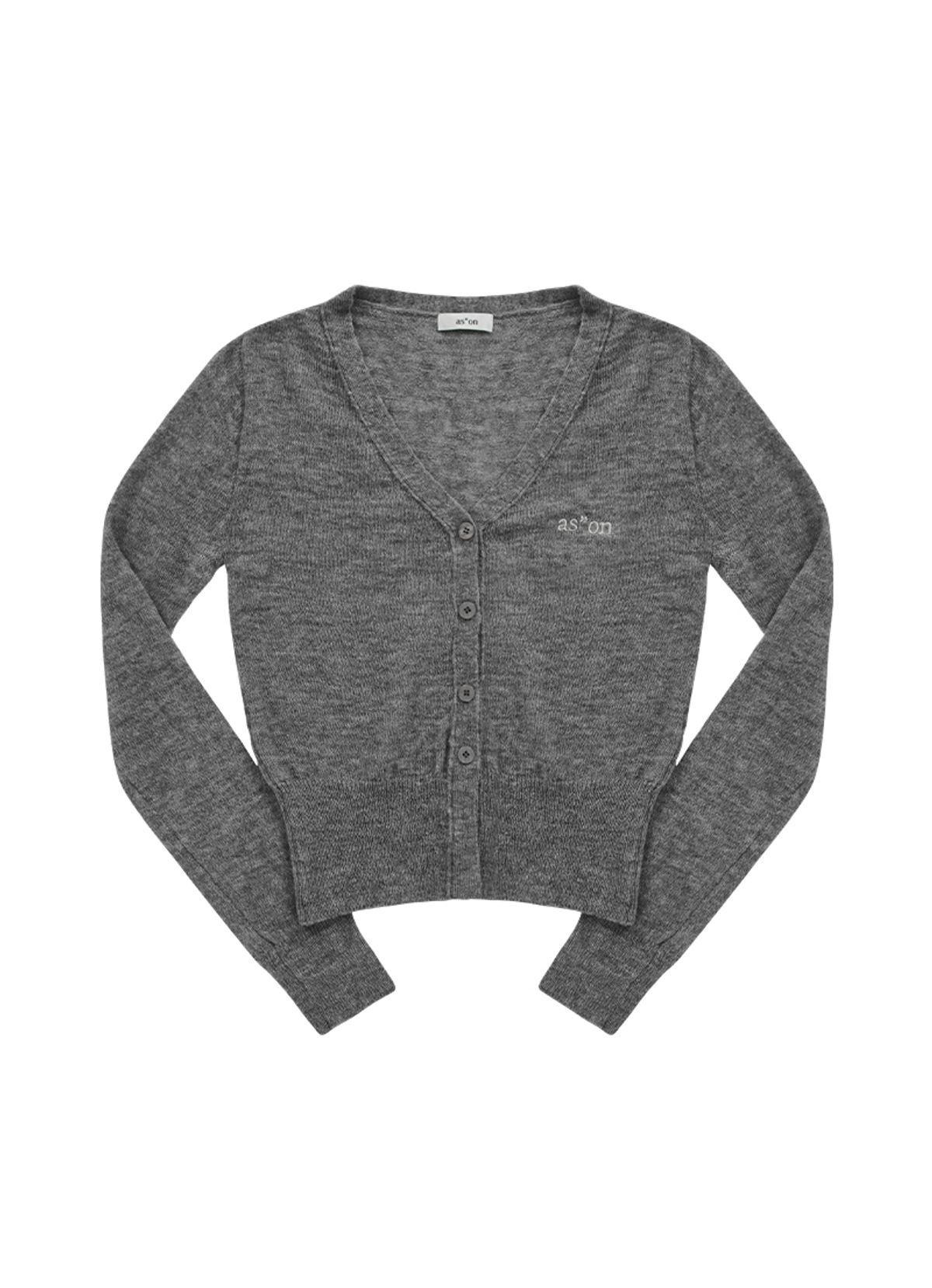 애즈온(ASON) BERLIN CARDIGAN / GRAY