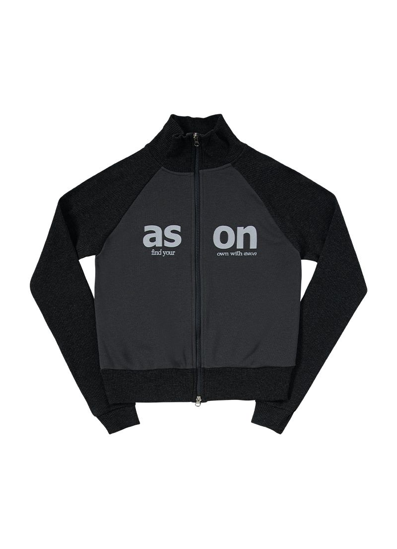 MUSINSA | ASON SALT ZIP-UP / CHARCOAL