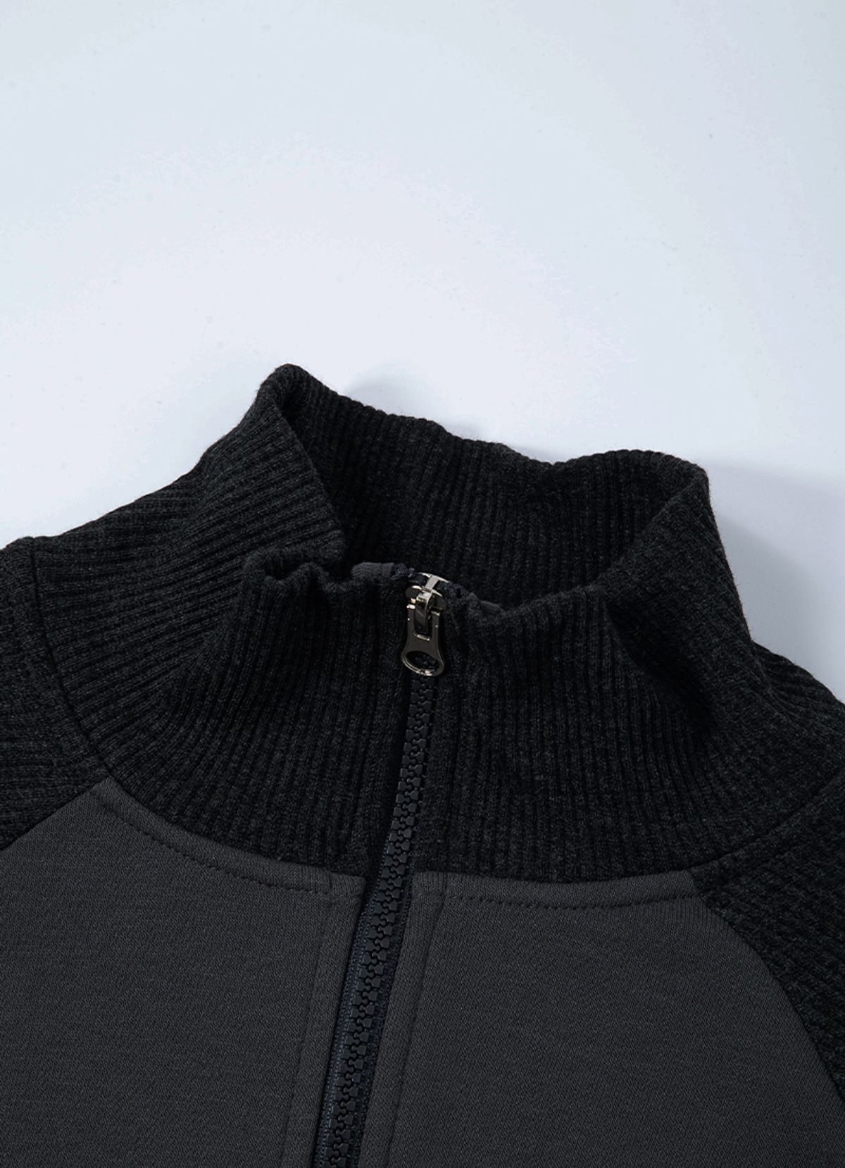 애즈온(ASON) SALT ZIP-UP / CHARCOAL