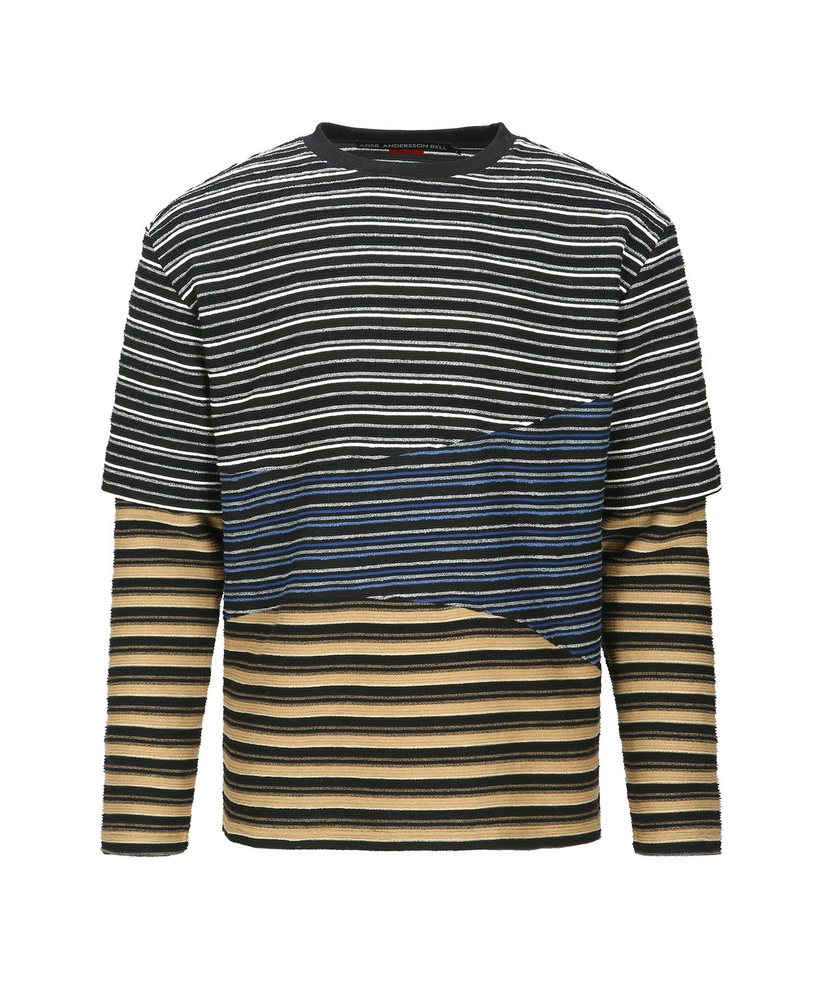 앤더슨벨(ADSB ANDERSSON BELL) STRIPE LAYERED SWEATSHIRTS atb1342m(MULTI)