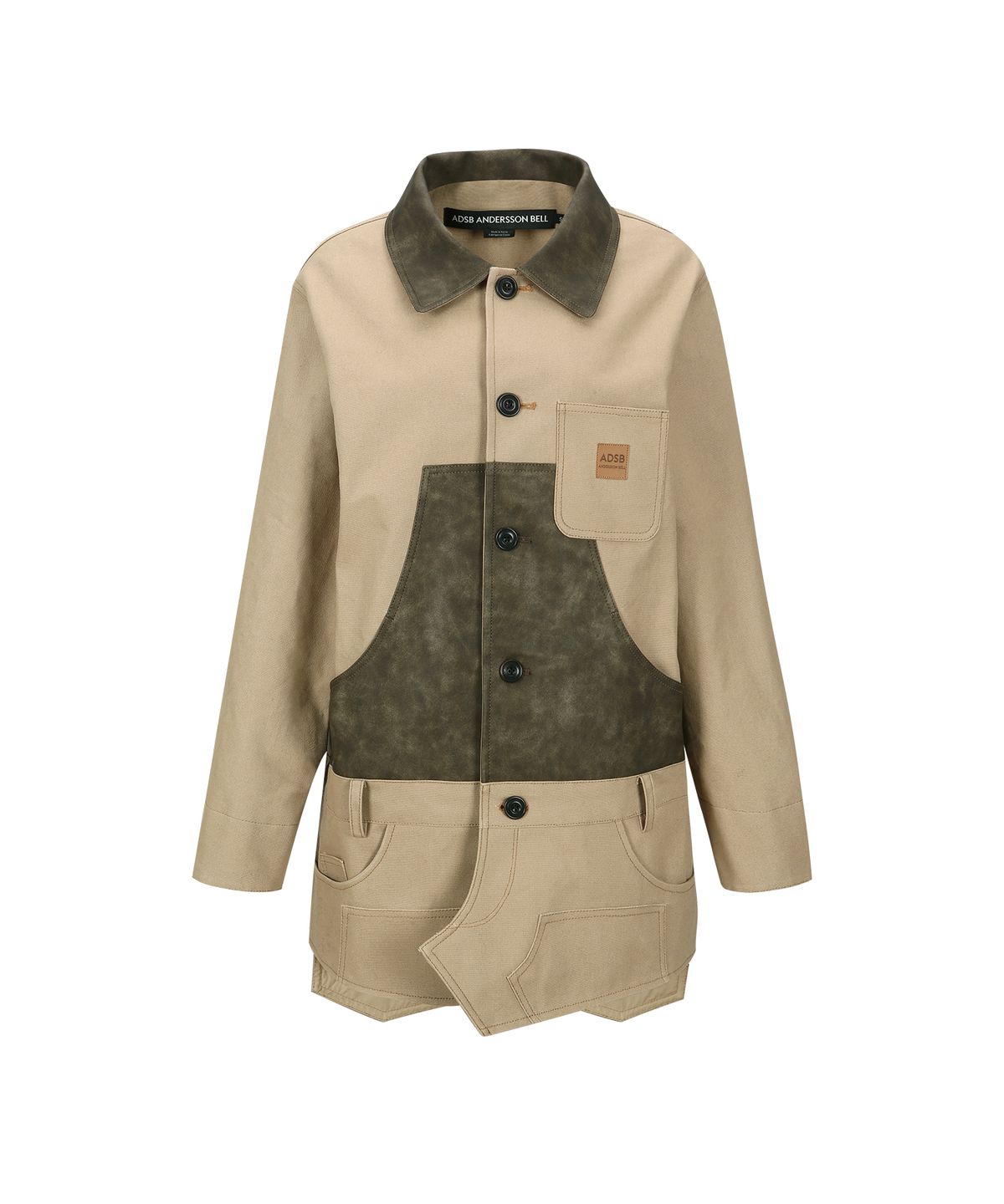 앤더슨벨(ADSB ANDERSSON BELL) CARPENTER SHORTS INSERTED COAT awa720w(BEIGE)