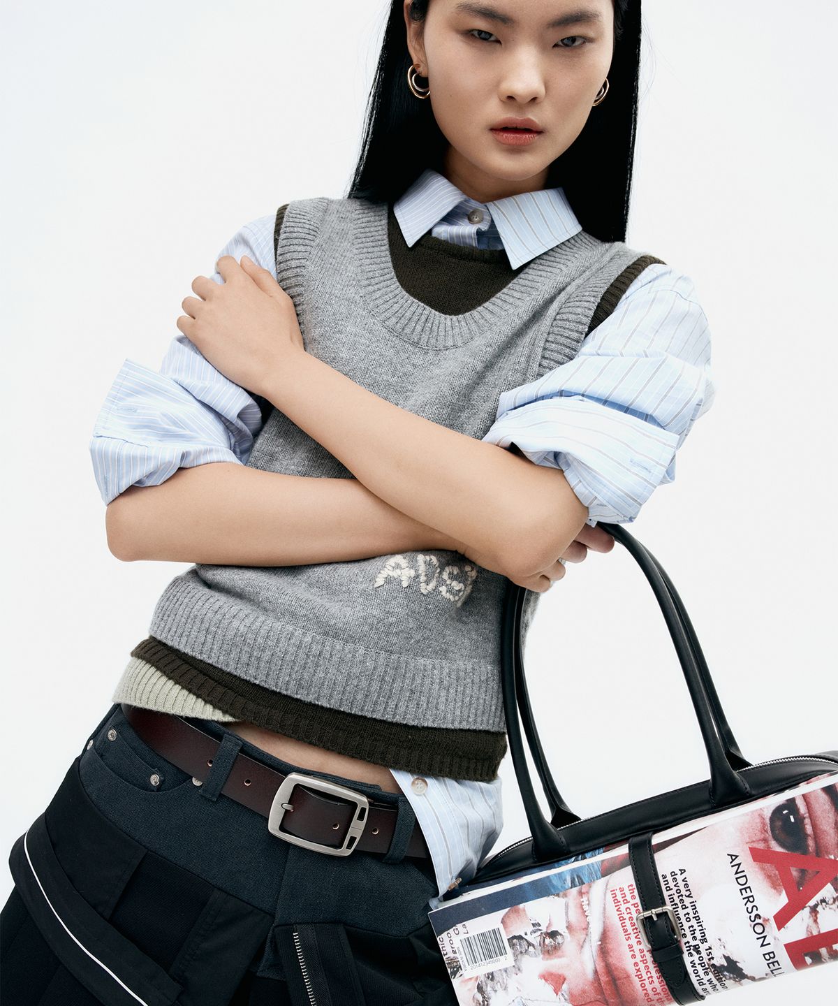 앤더슨벨(ADSB ANDERSSON BELL) MAGAZINE BAG aaa491w(RED)