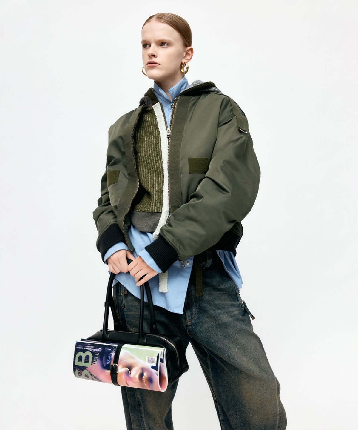앤더슨벨(ADSB ANDERSSON BELL) MAGAZINE BAG aaa490w(GREEN)