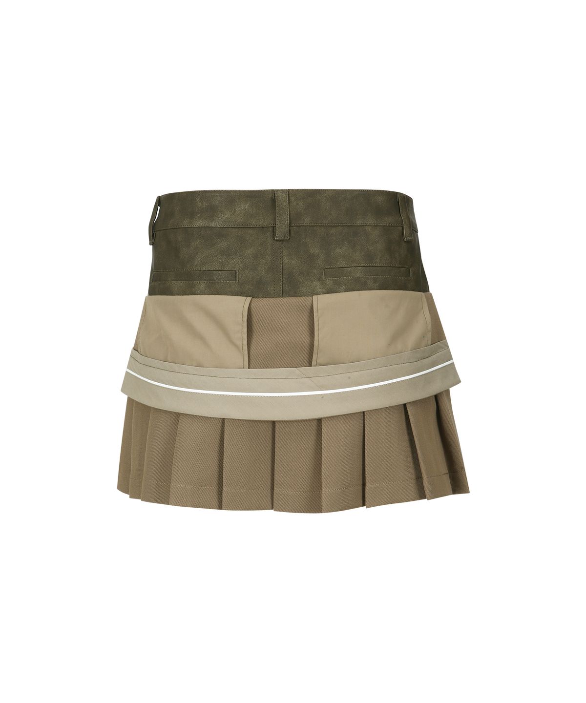 앤더슨벨(ADSB ANDERSSON BELL) INSIDE OUT PLEATS SKIRT apa845w(BEIGE)