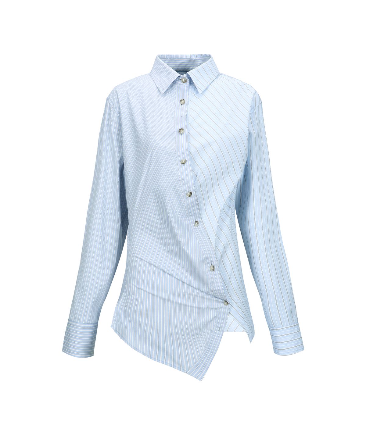 앤더슨벨(ADSB ANDERSSON BELL) TWIST STRIPE SHIRTS atb1362w(BLUE)