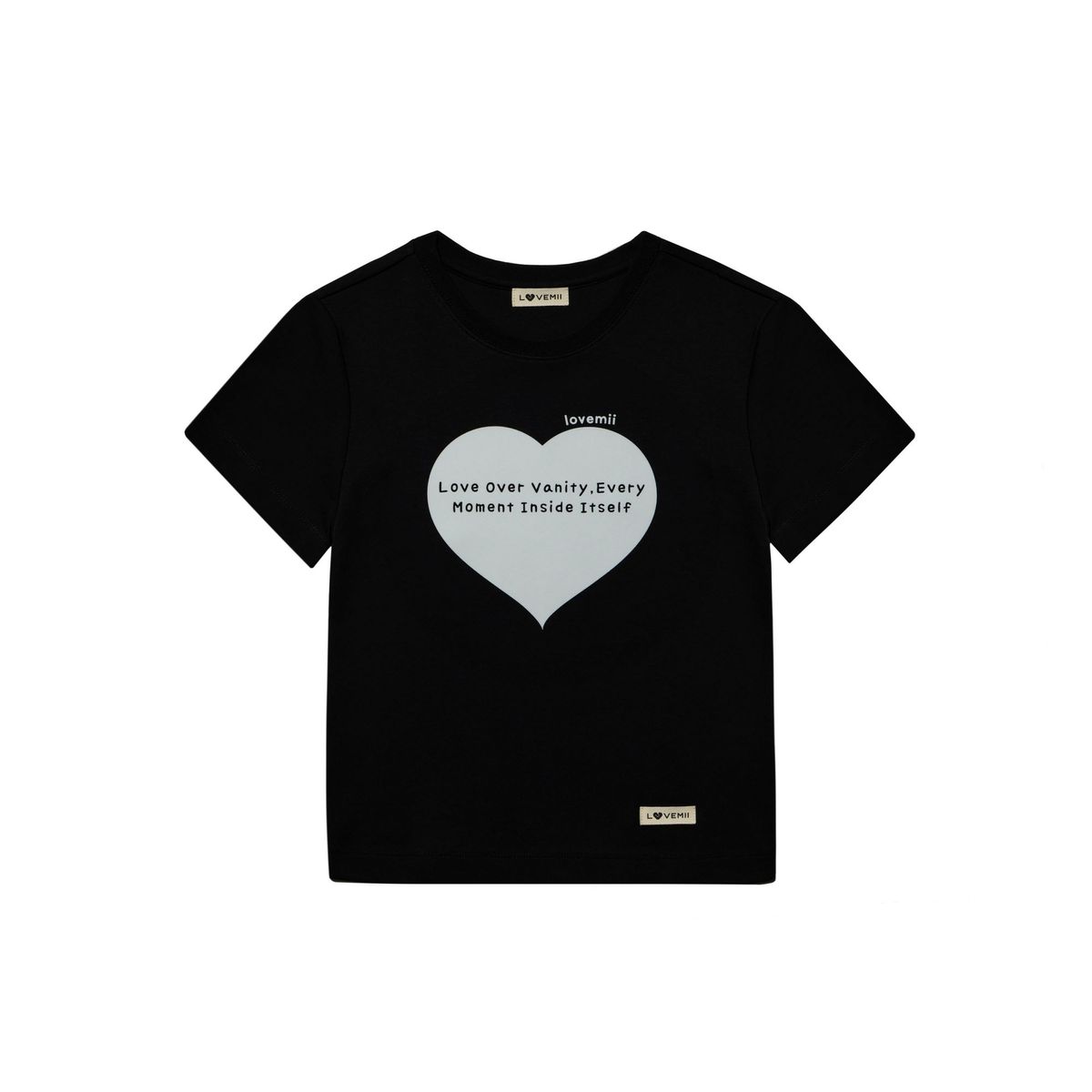 러브미오피셜(LOVEMIIOFFICIAL) 러브메세지 반팔 티셔츠