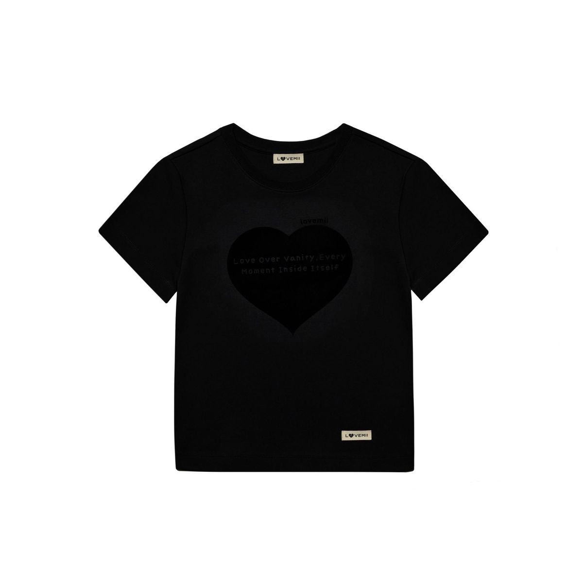 러브미오피셜(LOVEMIIOFFICIAL) 러브메세지 반팔 티셔츠