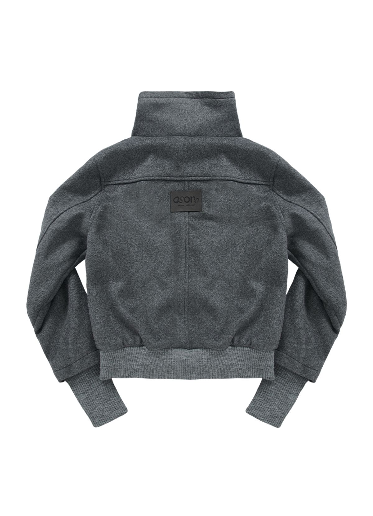 애즈온(ASON) DUMBO WOOL JACKET / GRAY