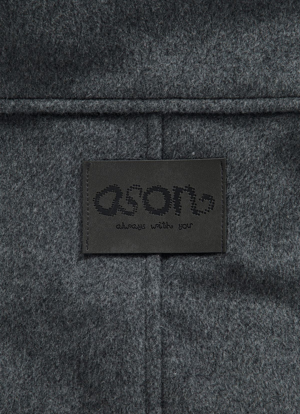 애즈온(ASON) DUMBO WOOL JACKET / GRAY