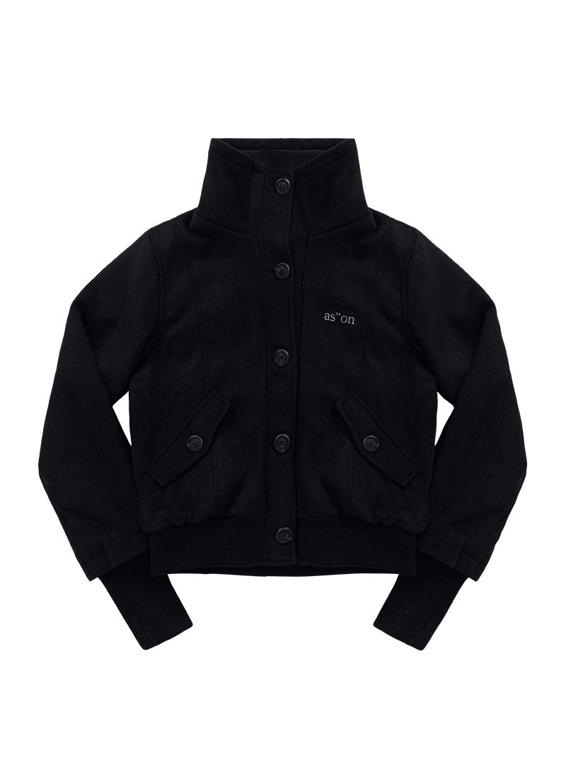 MUSINSA公式 | ASON DUMBO WOOL JACKET / BLACK