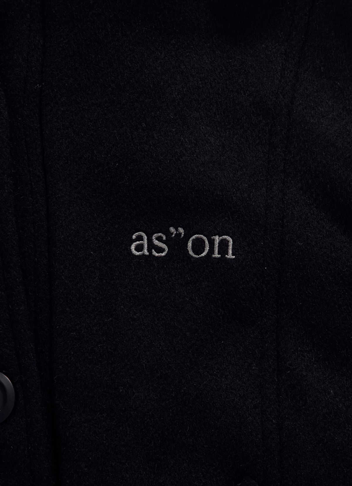 애즈온(ASON) DUMBO WOOL JACKET / BLACK