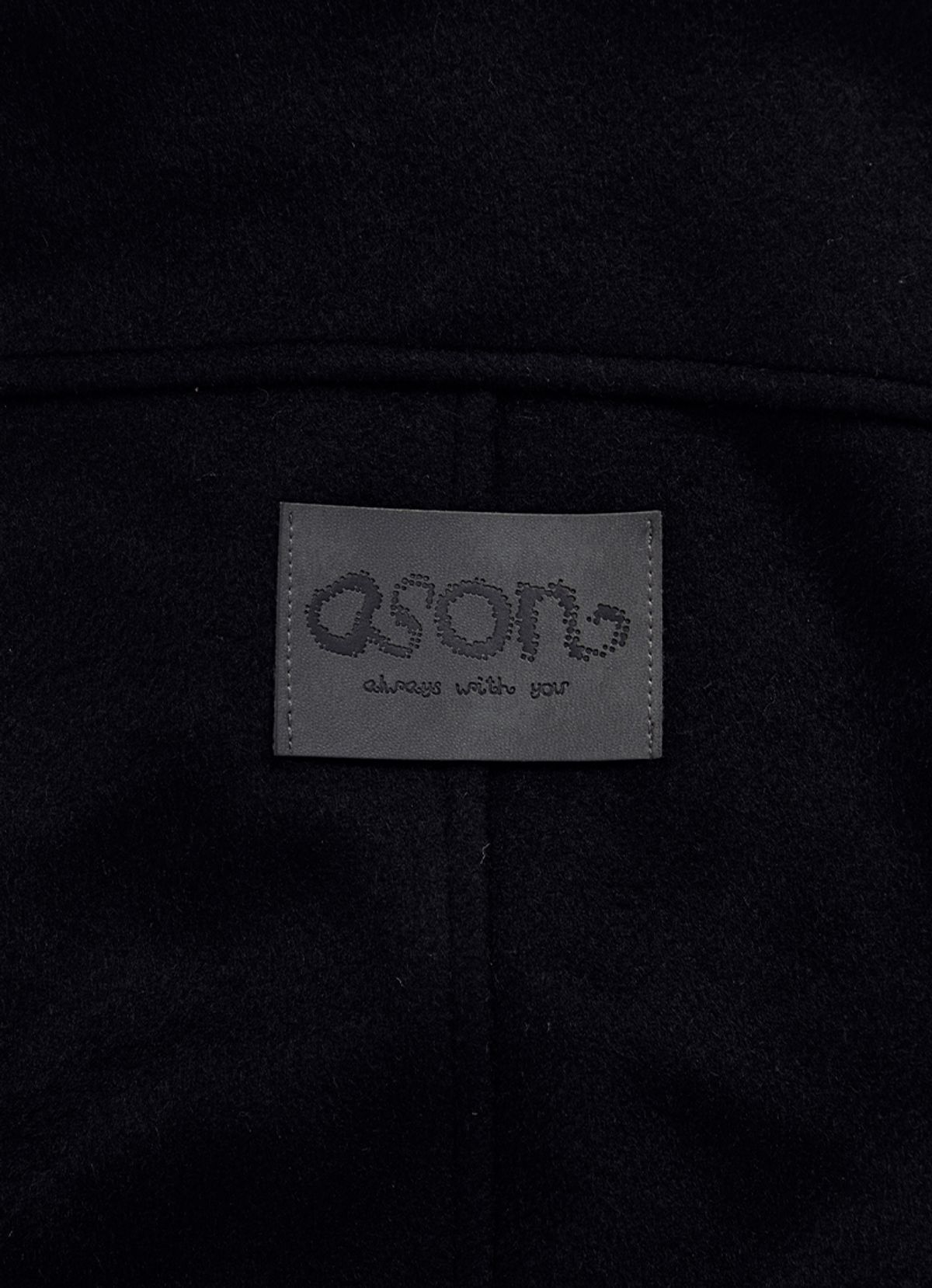 애즈온(ASON) DUMBO WOOL JACKET / BLACK