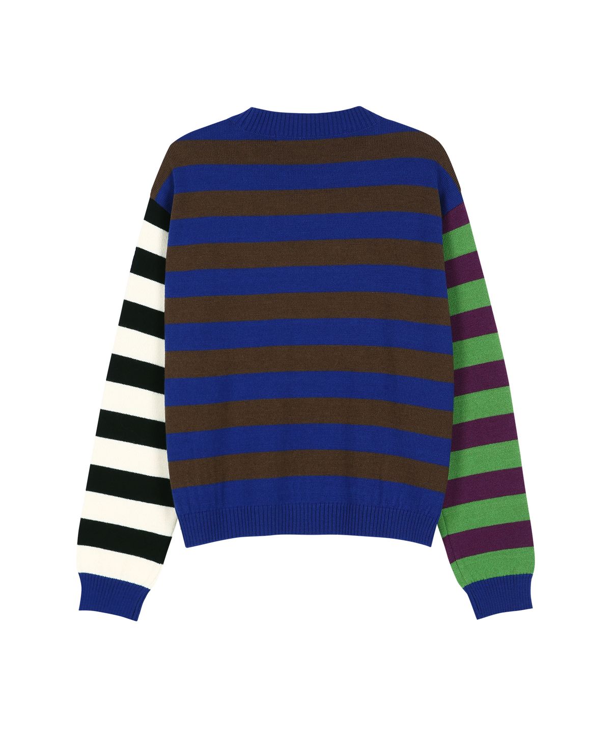 앤더슨벨(ADSB ANDERSSON BELL) GIRLS HEART MESSAGE CREW-NECK SWEATER atb1464w(BLUE/GREEN)