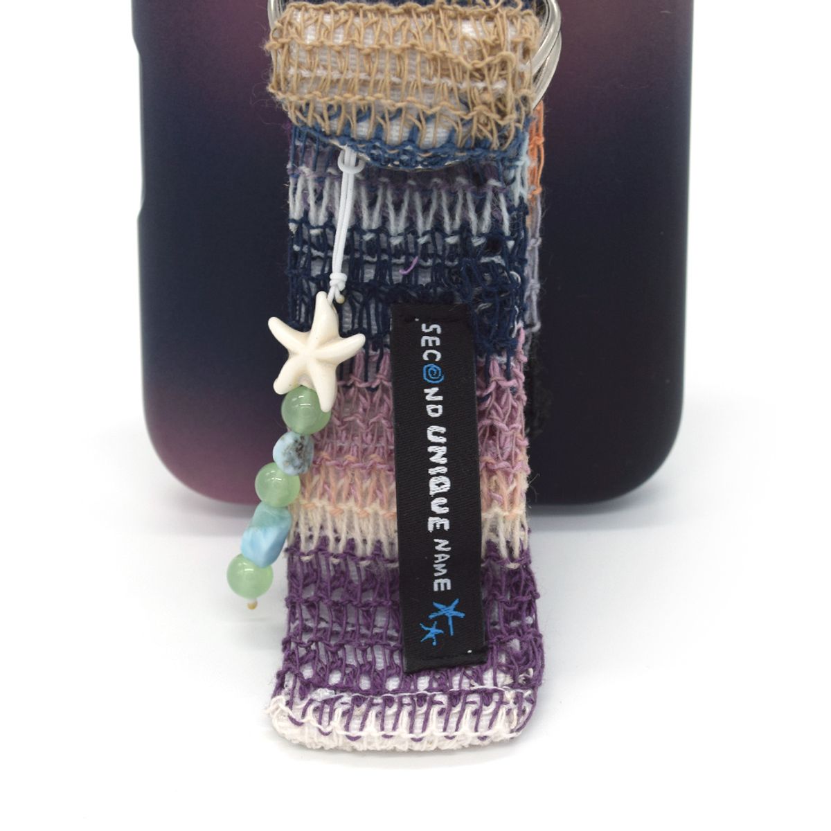 세컨드유니크네임(SECOND UNIQUE NAME) SUN CASE KNIT BELT MIDNIGHT