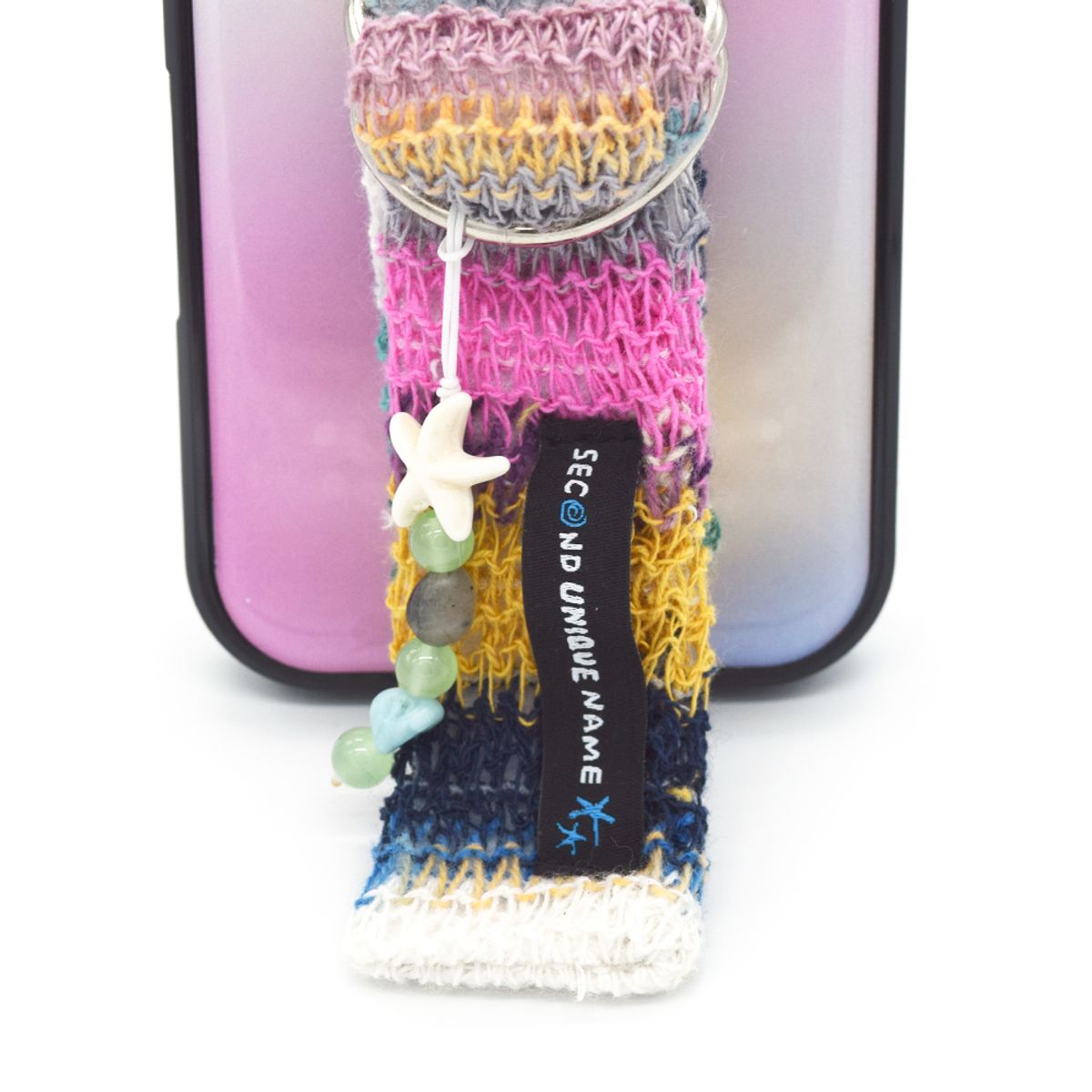 세컨드유니크네임(SECOND UNIQUE NAME) SUN CASE KNIT BELT BLOSSOM (EPOXY BLACK)
