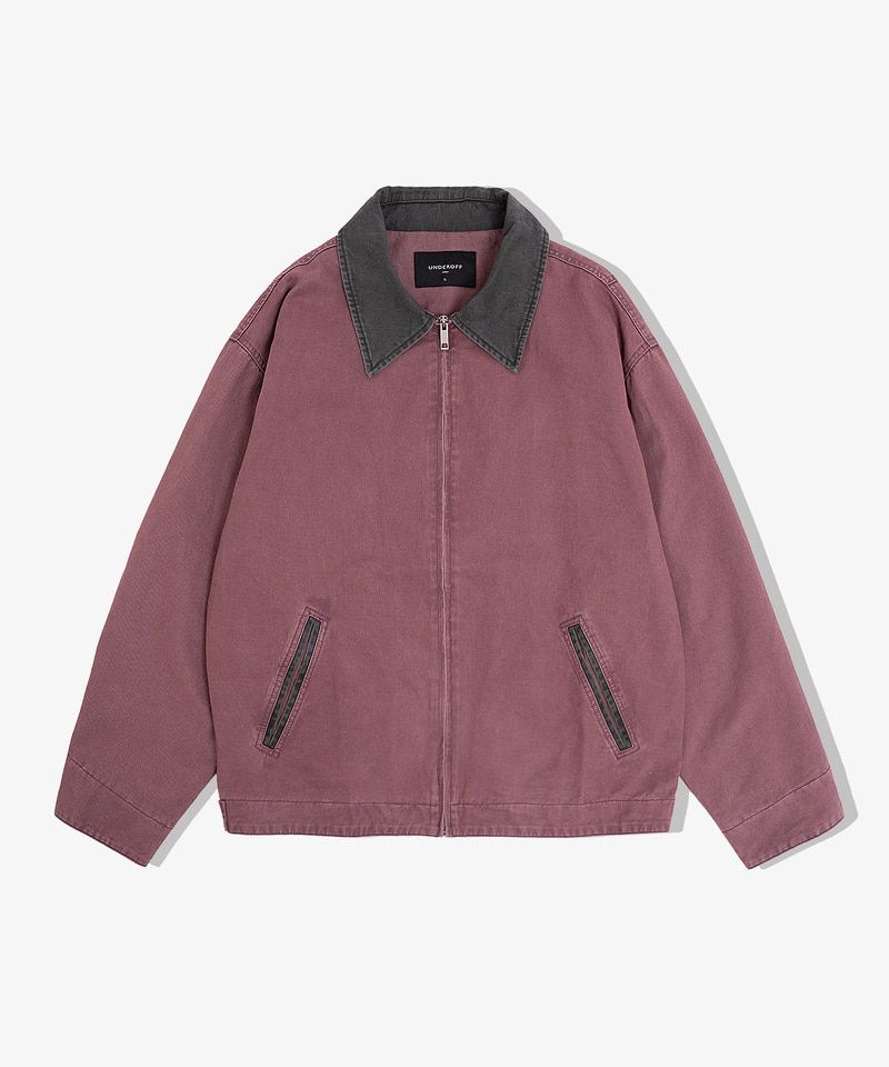 ENOF cotton work jacket 01 BLACK イナフ MUSINSA | UNDEROFF Soft Washed Cotton Work Jacket Black