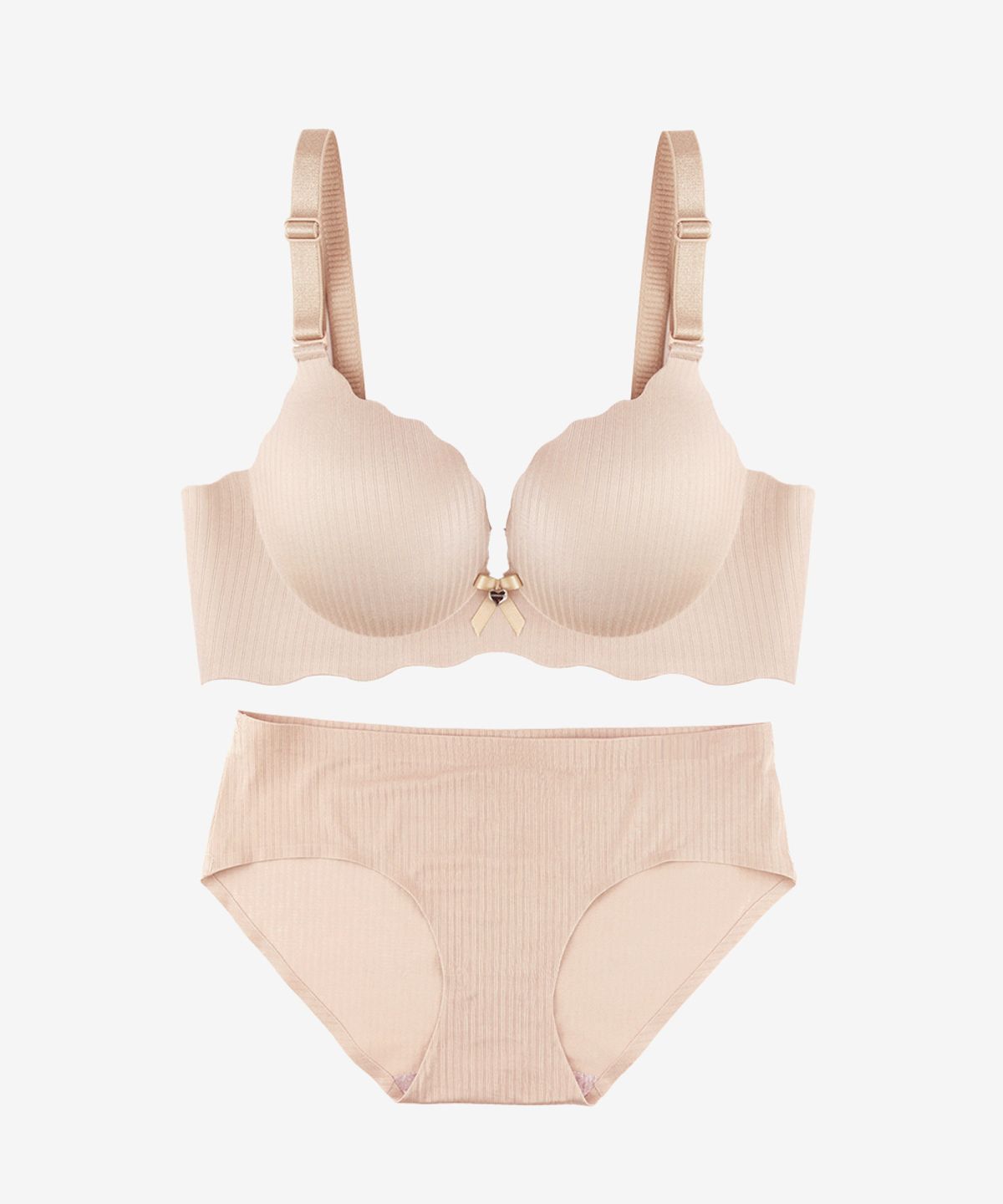 크라시앙(CRASSIANG) 4cm 판타지아 볼륨브라+팬티 set