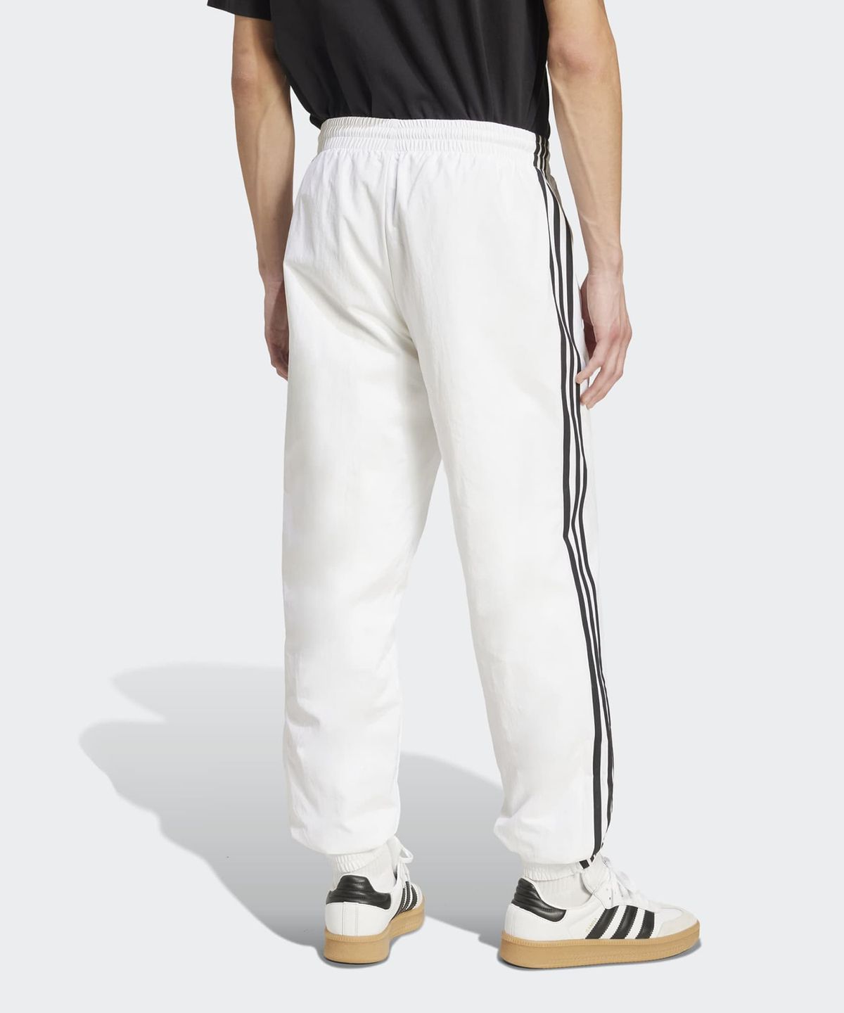 아디다스(ADIDAS) 우븐 파이어버드 트랙 팬츠 - 화이트:블랙 / JY1334