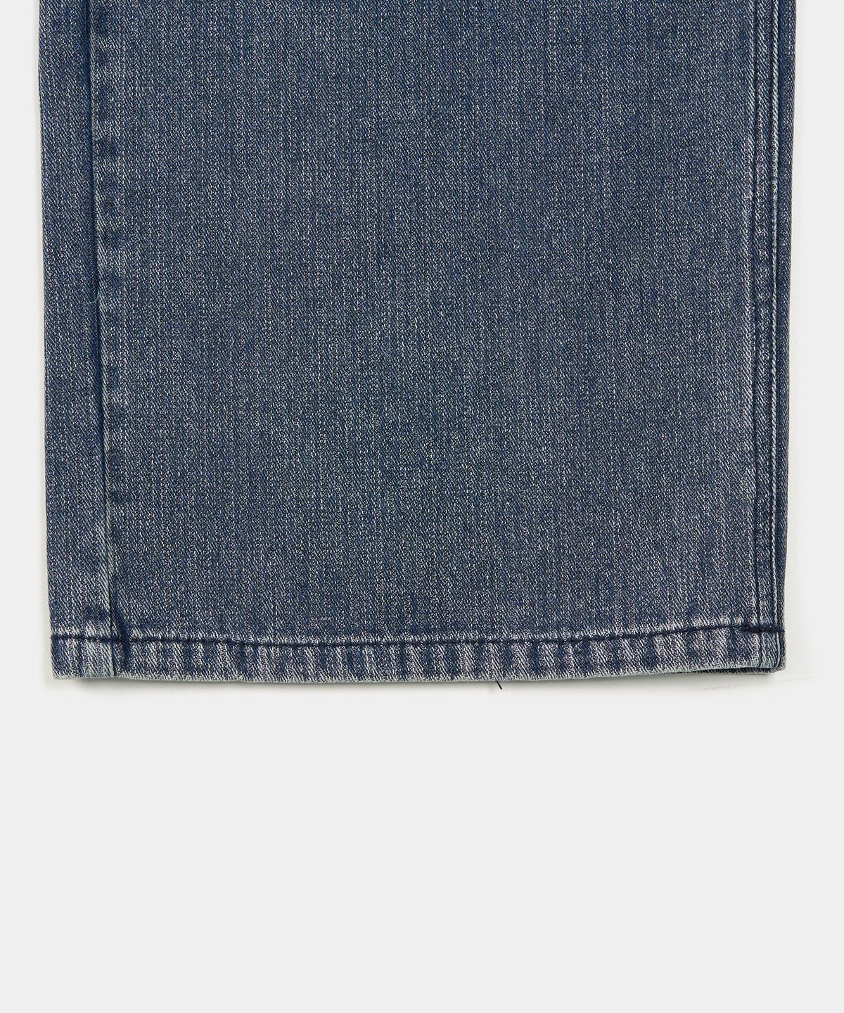 엑스컨테이너(EXCONTAINER) 코듀로이 와이드 데님 팬츠 (WASHED BLUE)