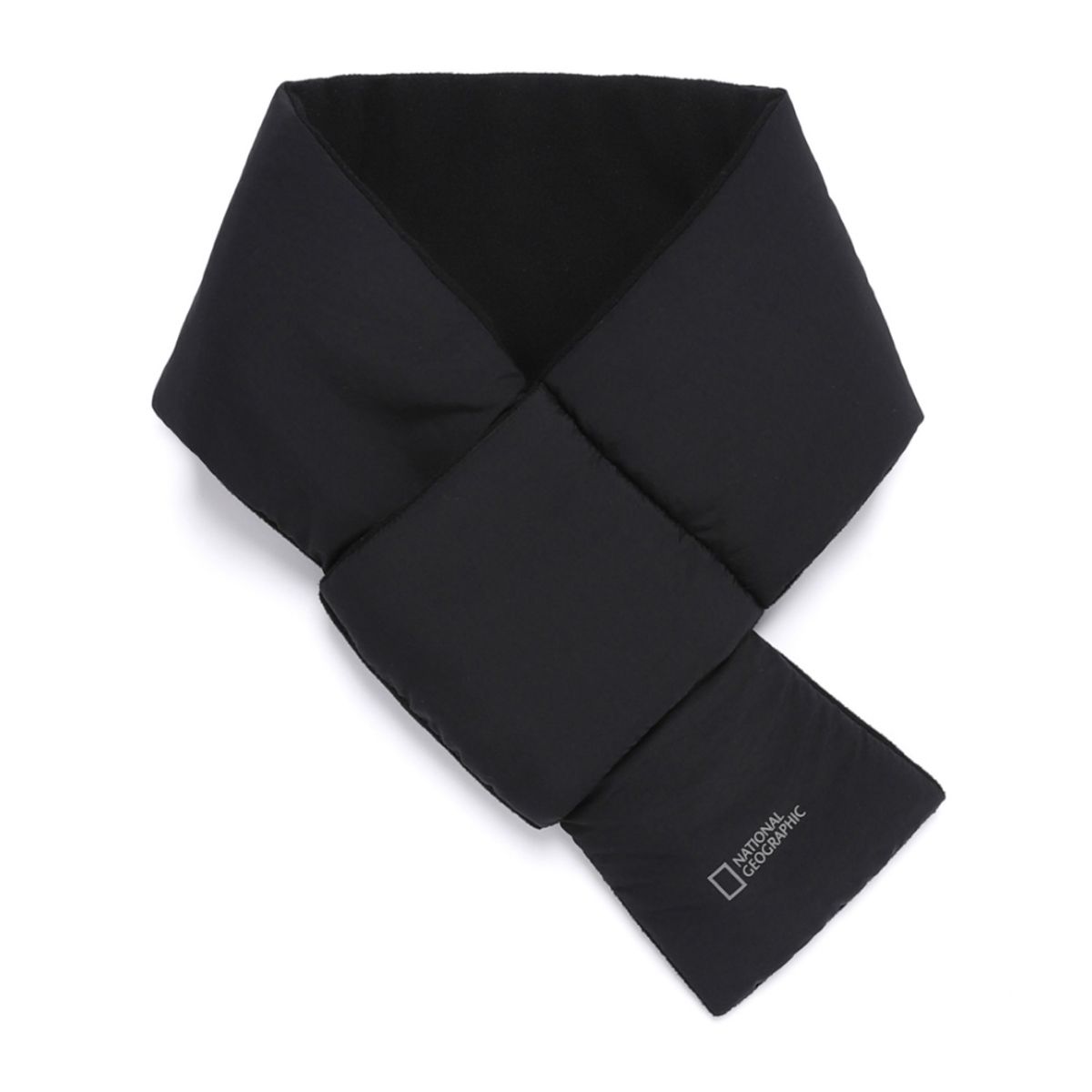 내셔널지오그래픽(NATIONALGEOGRAPHIC) N253AMS900  패딩머플러 BLACK