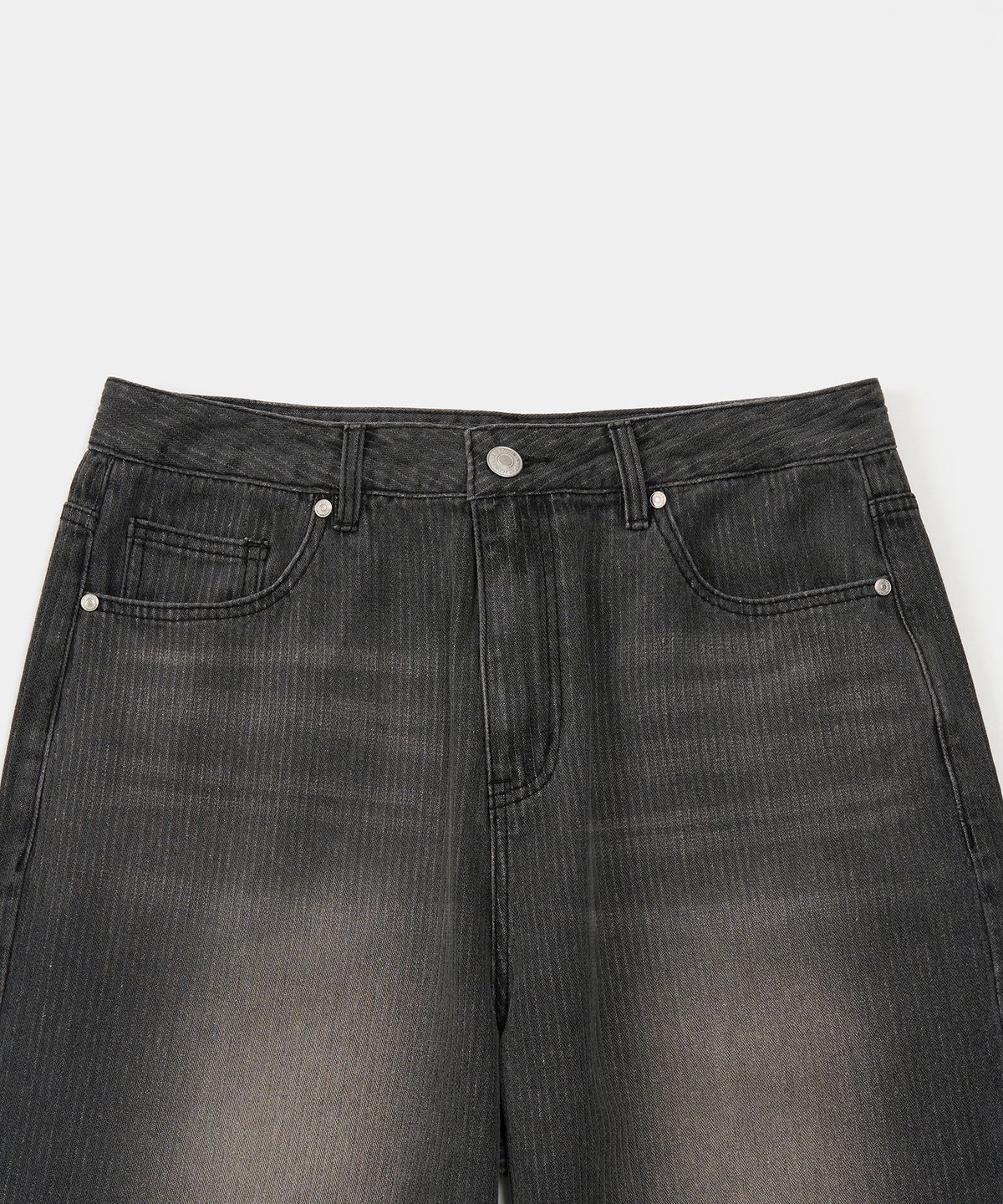 엑스컨테이너(EXCONTAINER) 코듀로이 와이드 데님 팬츠 (WASHED GREY)