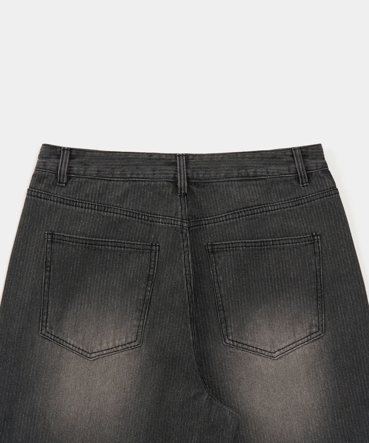 엑스컨테이너(EXCONTAINER) 코듀로이 와이드 데님 팬츠 (WASHED GREY)