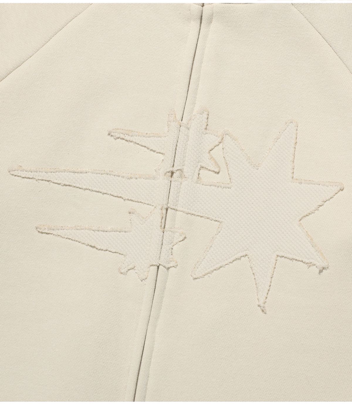 나이스고스트클럽(NICEGHOSTCLUB) 3STARS SWEAT JERSEY ZIP UP_IVORY(NG2EFUM486A)