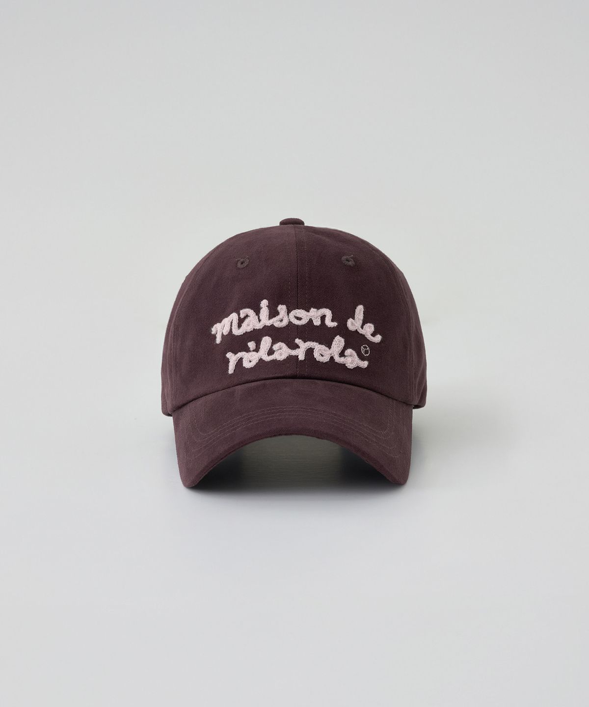 로라로라(ROLAROLA) MAISON DE ROLA EMBROIDERY CAP WINE