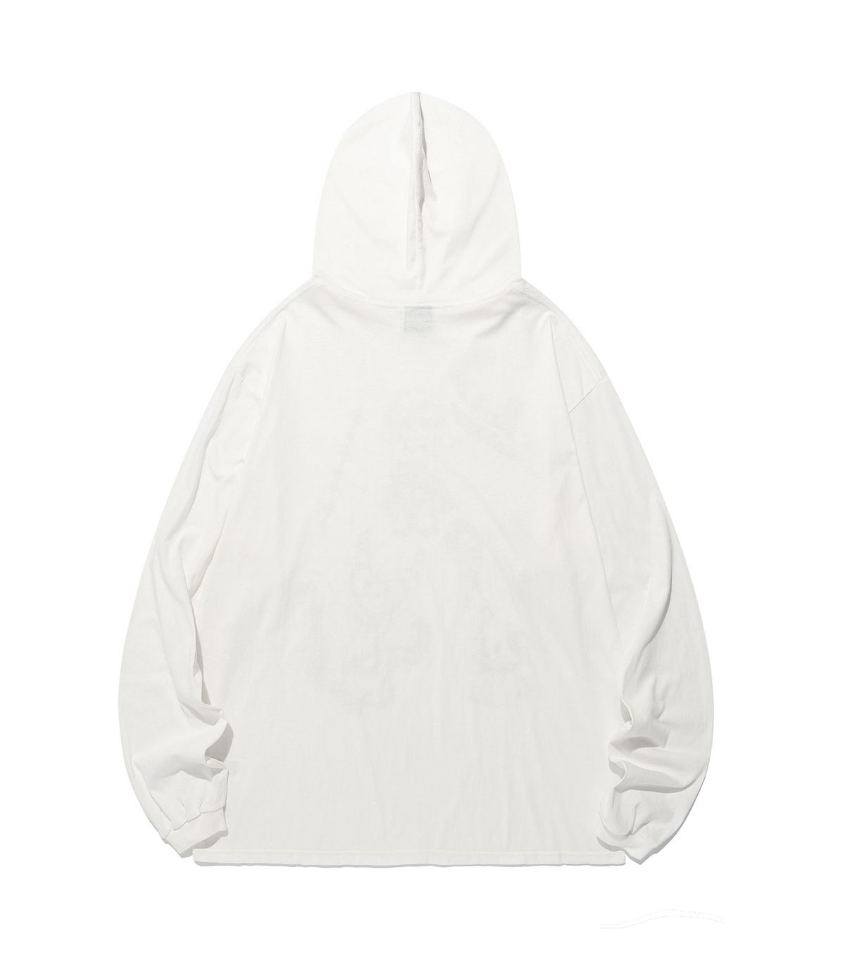 나이스고스트클럽(NICEGHOSTCLUB) DOODLE BIG BIG L/S HOODIE_WHITE(NG2FFUT558A)