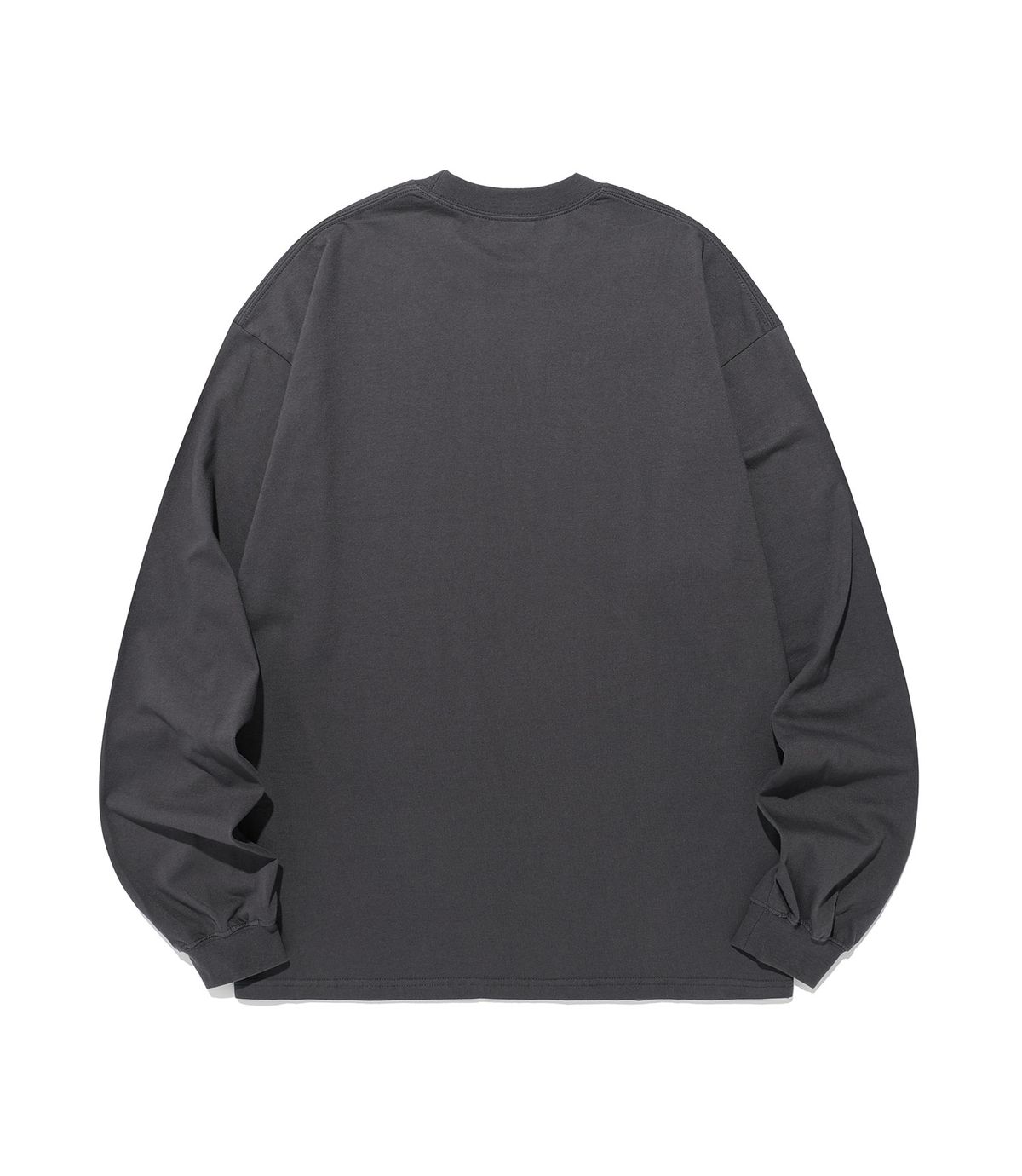 나이스고스트클럽(NICEGHOSTCLUB) LITTLE DEVIL GIRL DRAWING BIG BIG L/S TEE_CHARCOAL(NG2FFUT559A)